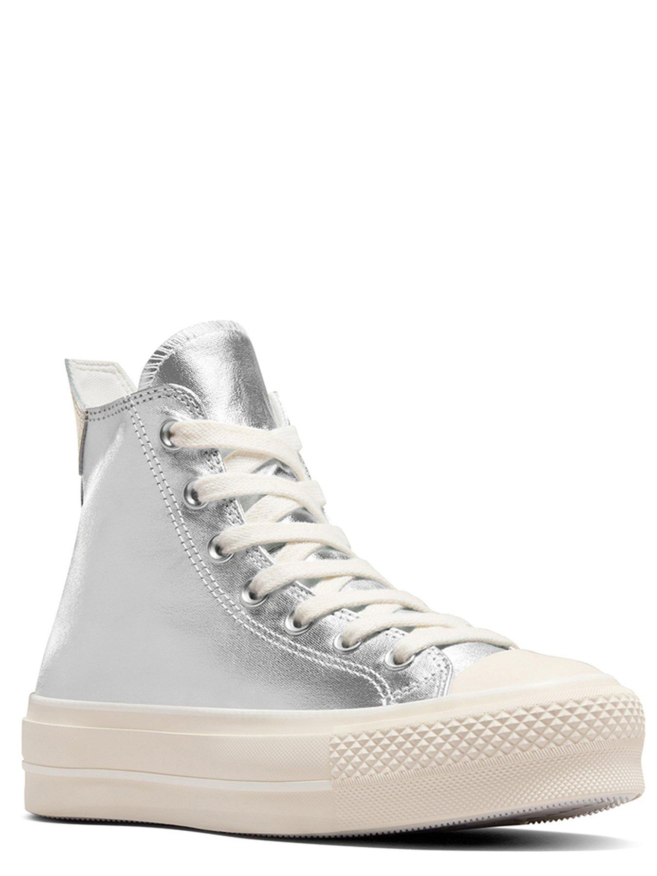 converse-womens-lift-hi-top-trainers-silverstillFront