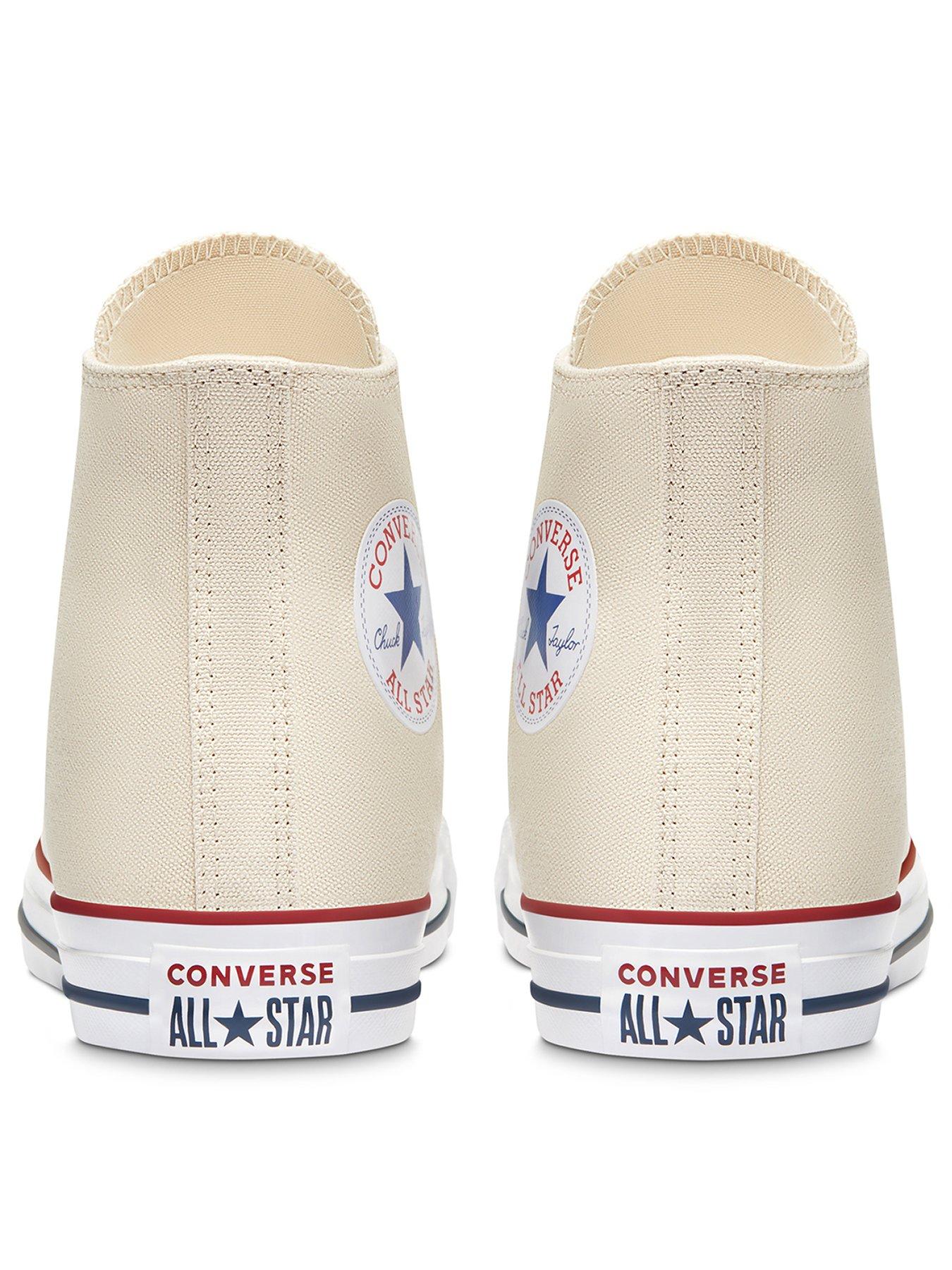Image 3 of 7 of Converse Hi Top Trainers - Off White