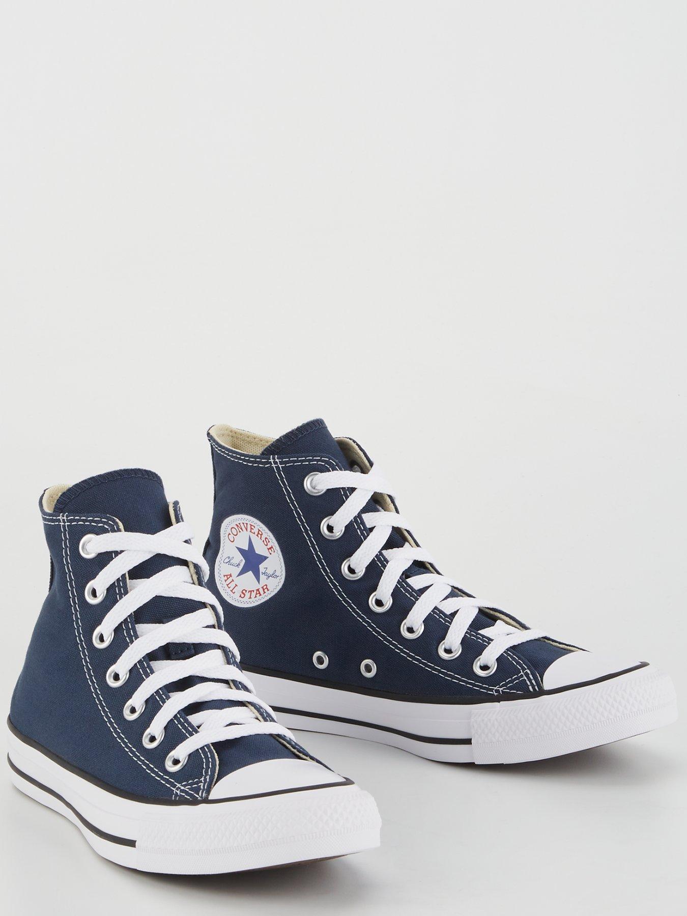 Image 2 of 7 of Converse Unisex Hi Top Trainers - Navy