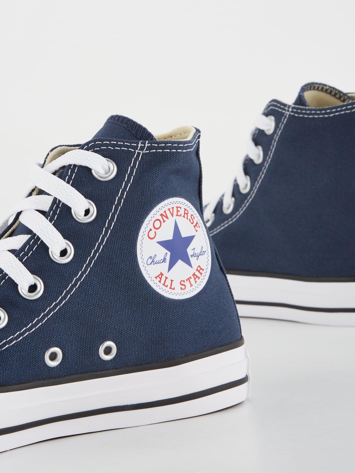 Image 6 of 7 of Converse Unisex Hi Top Trainers - Navy