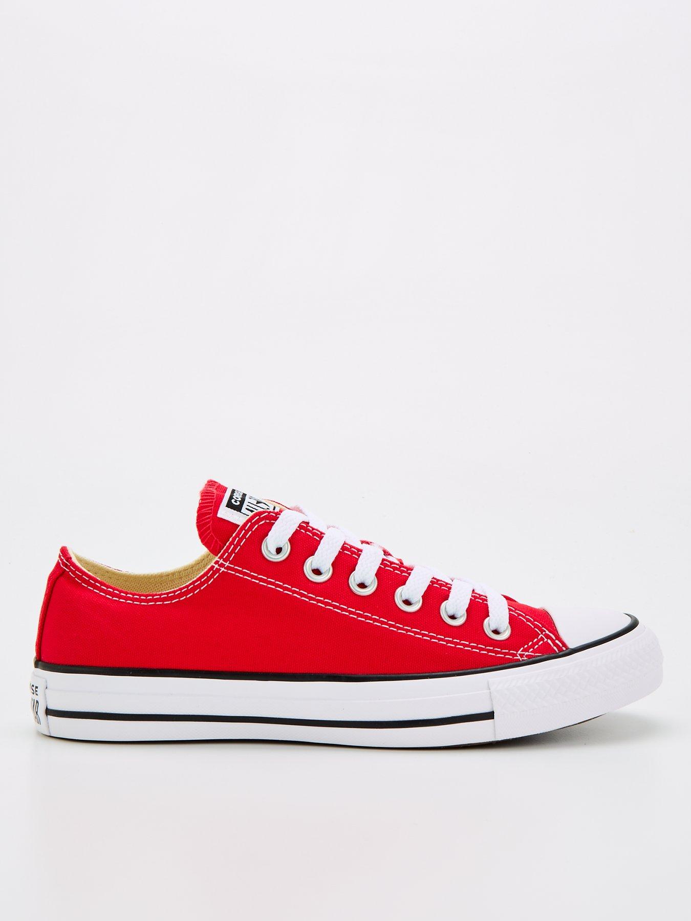 converse-ox-trainers-red