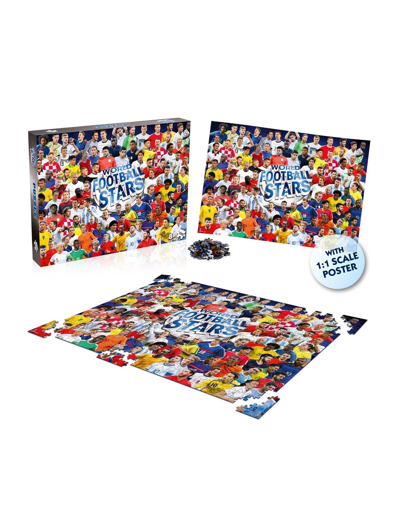 Image 2 of 4 of World Football Stars 1000pc Puzzle