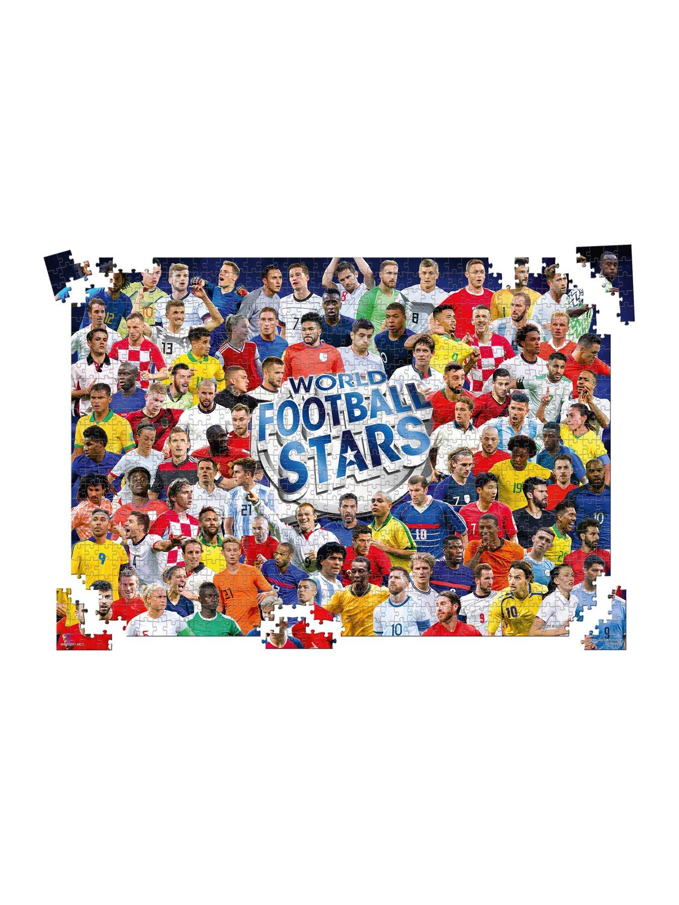 Image 4 of 4 of World Football Stars 1000pc Puzzle
