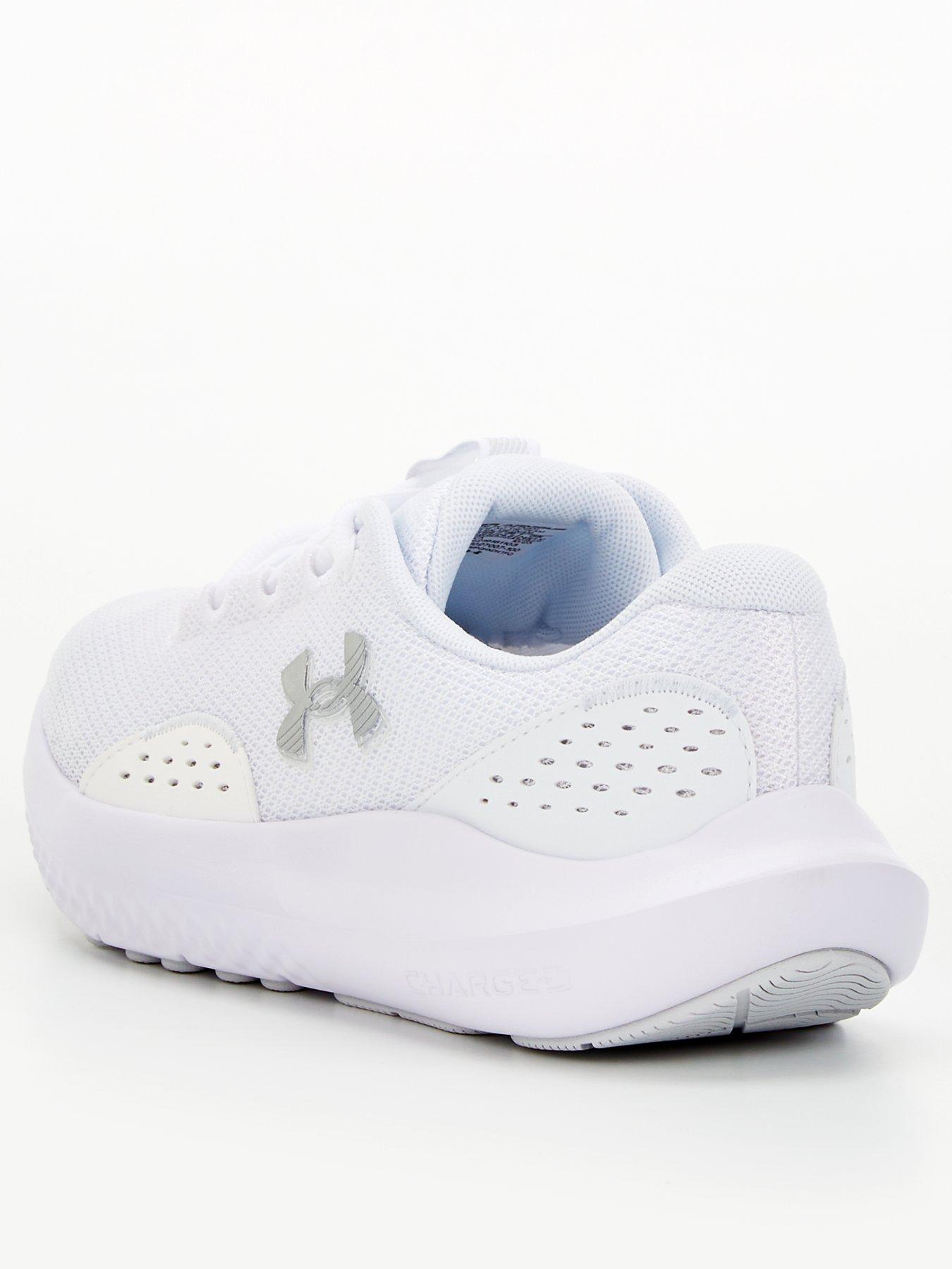 Image 3 of 6 of UNDER ARMOUR Women's Running Charged Surge 4 Trainers - White