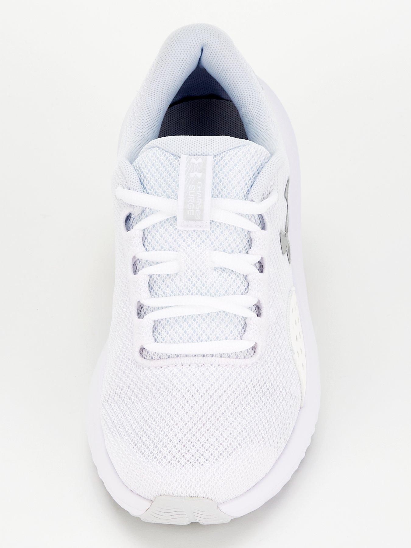Image 4 of 6 of UNDER ARMOUR Women's Running Charged Surge 4 Trainers - White