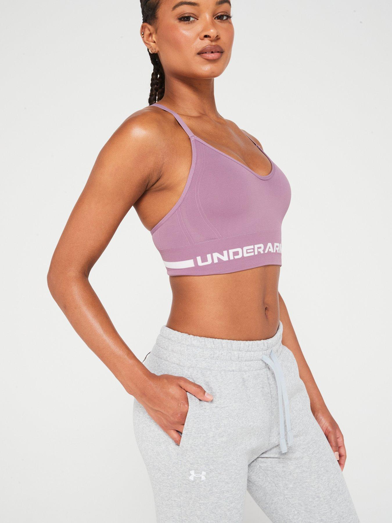 Image 4 of 4 of UNDER ARMOUR Women's Rival Fleece Joggers - Grey/White