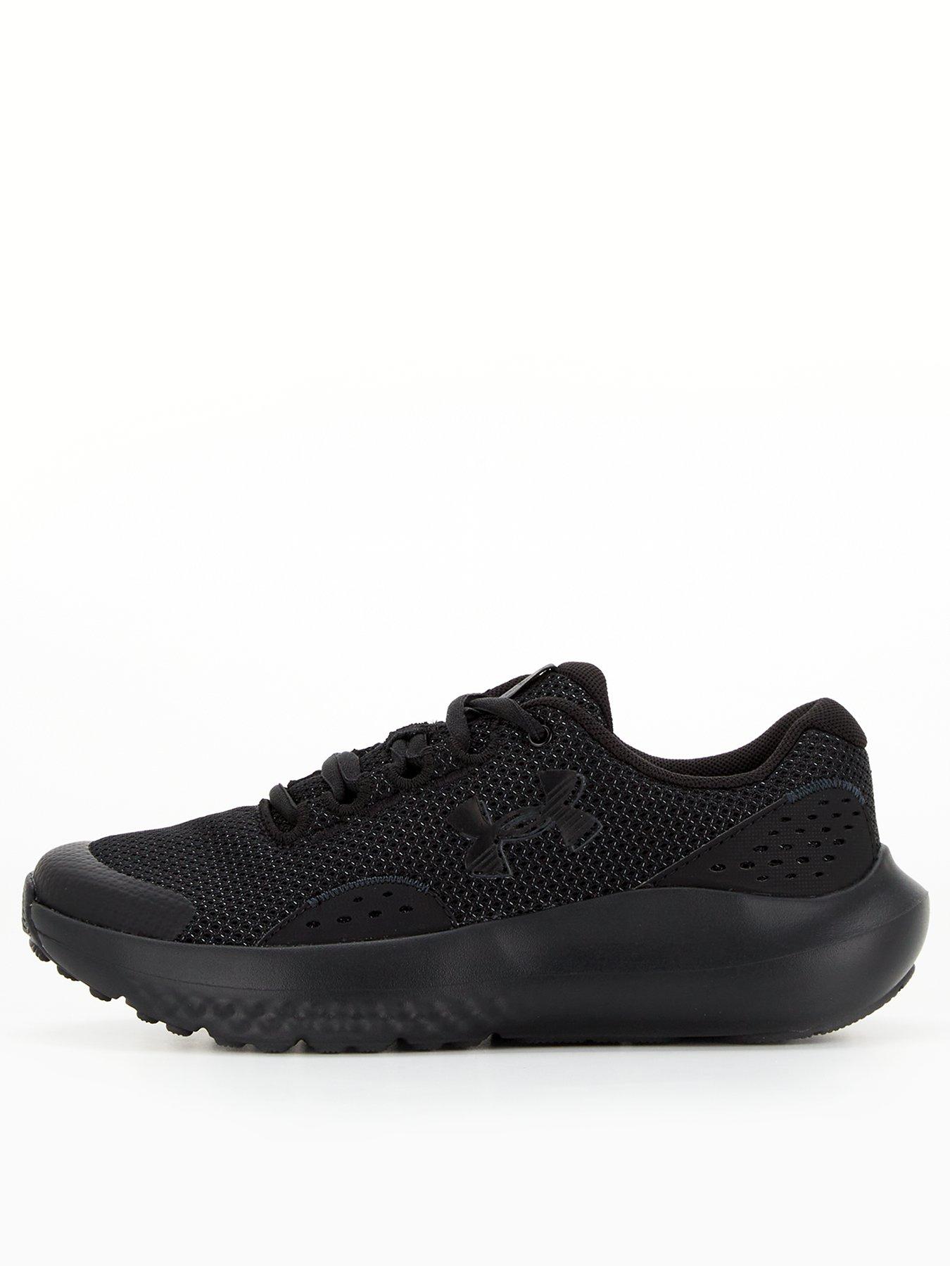 UNDER ARMOUR Junior Boys Running Surge 4 Trainers - Black