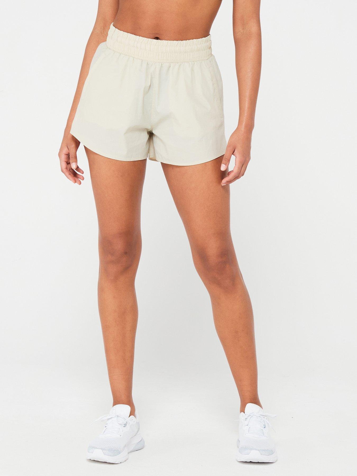 under-armour-womens-flex-woven-3in-crinkle-shorts-khaki