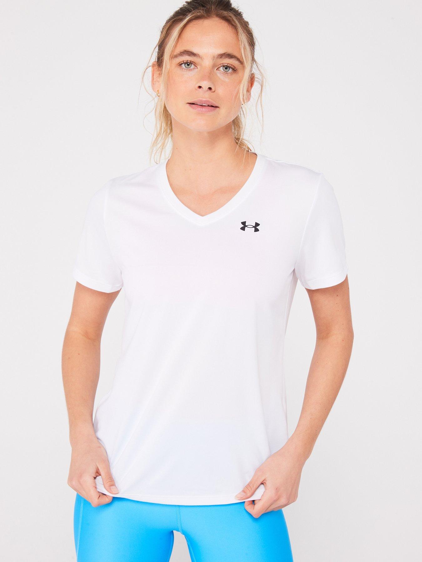 under-armour-womens-training-tech-solid-t-shirt-whiteblack