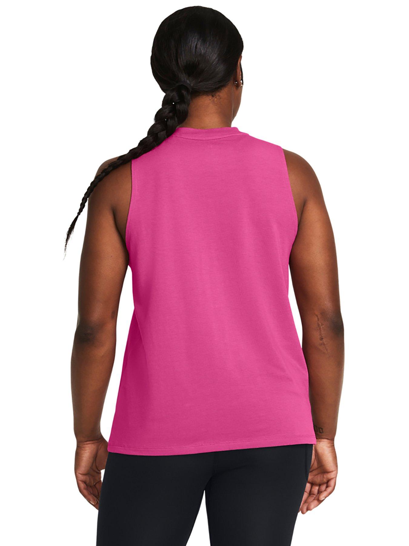 under-armour-womens-off-campus-muscle-tank-pinkblackstillFront