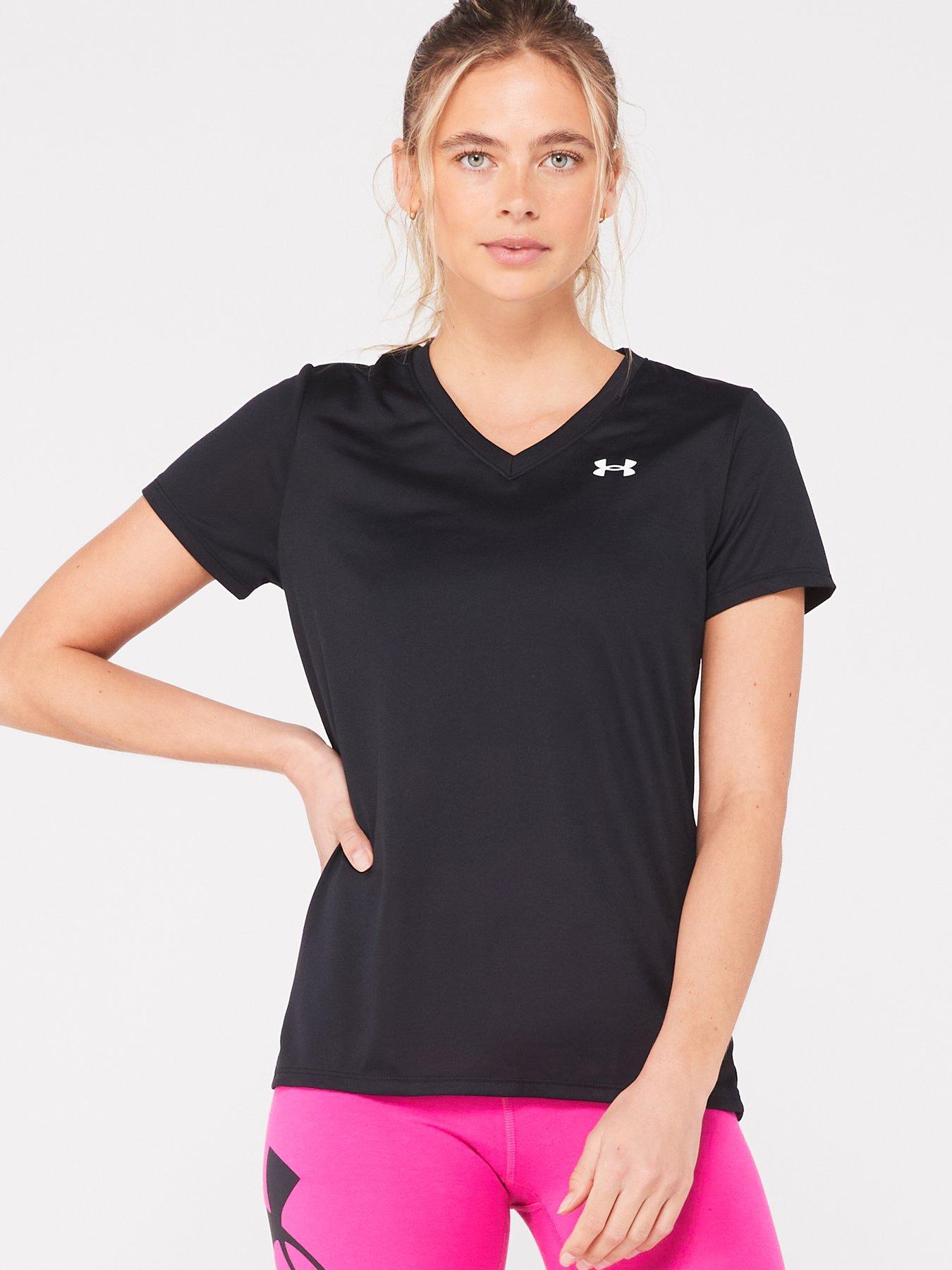 under-armour-womens-training-tech-solid-blackwhite