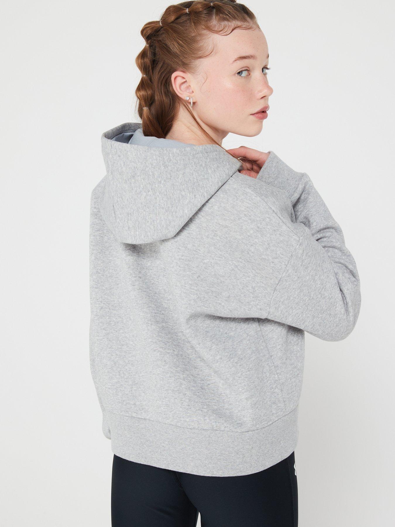 under-armour-junior-girls-rival-fleece-crop-hoodie-greywhitestillFront