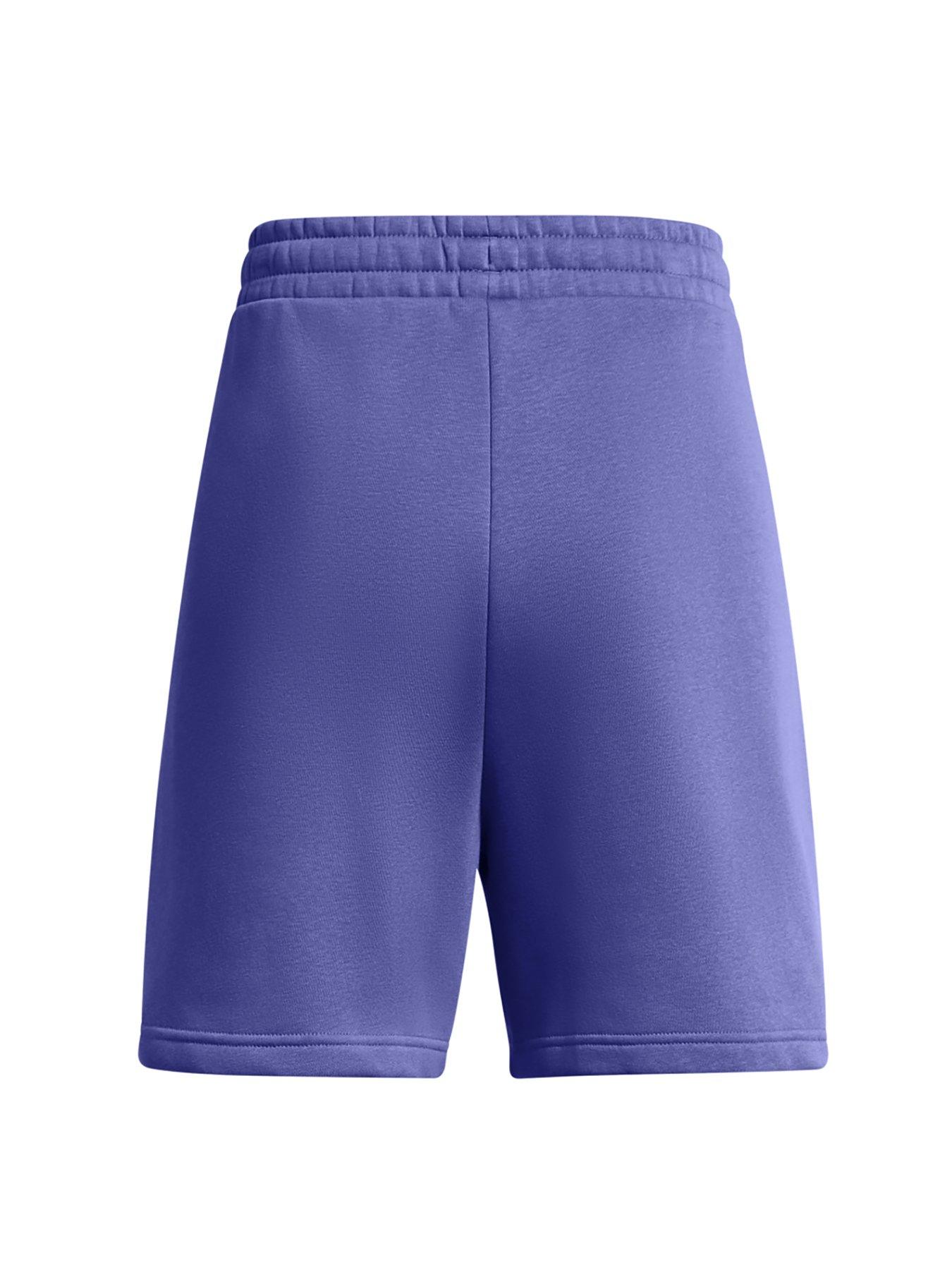 under-armour-womens-essential-fleece-relax-bf-shorts-purplestillFront