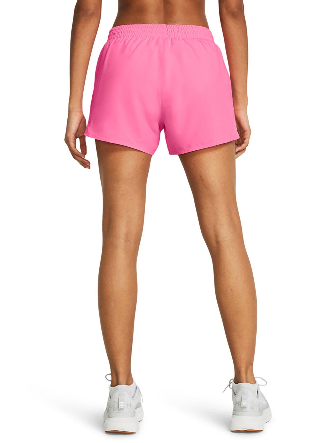 under-armour-womens-running-fly-by-shorts-pinkstillFront