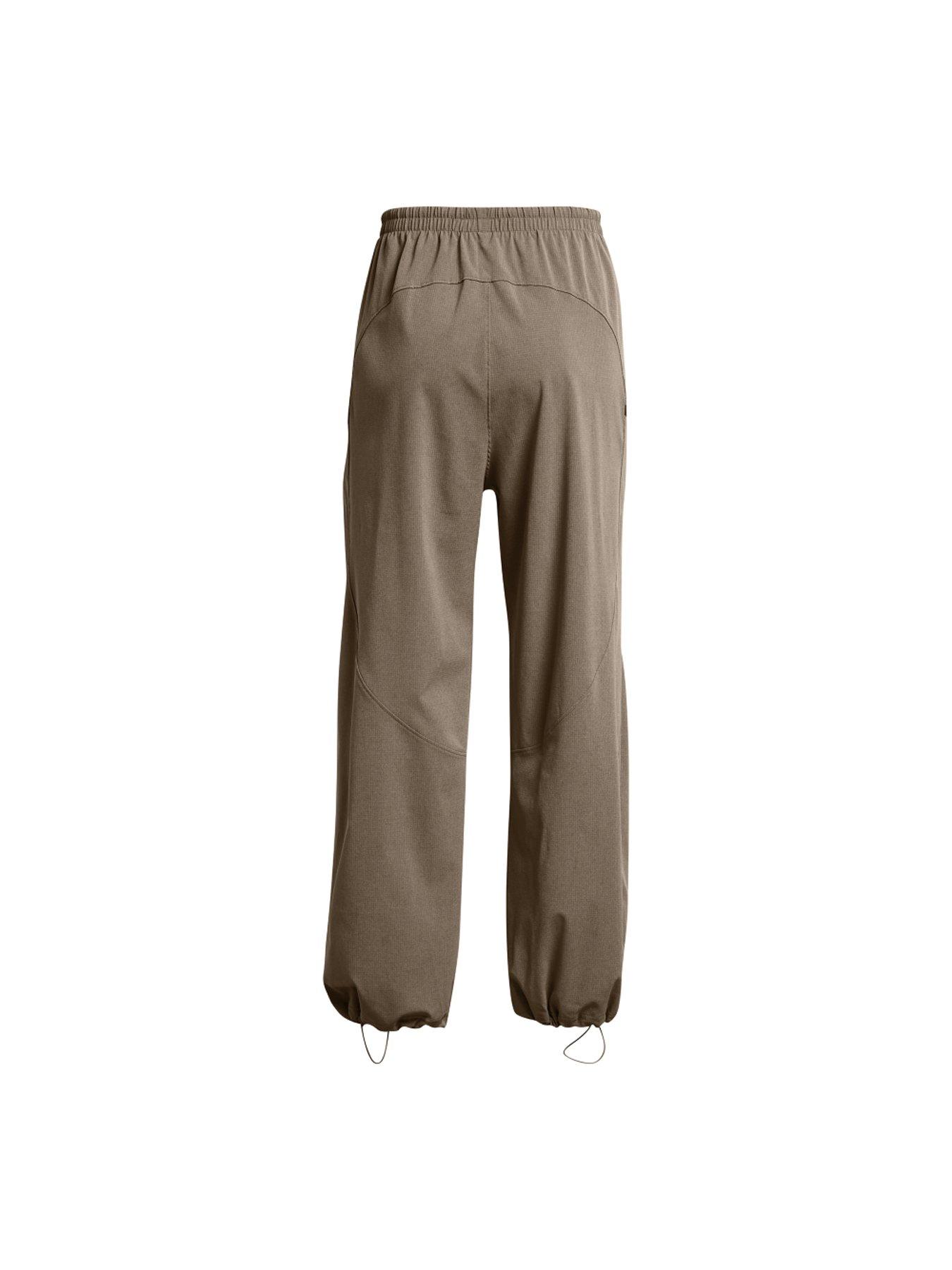 under-armour-womens-unstoppable-airvent-parachute-pants-brownblackstillFront