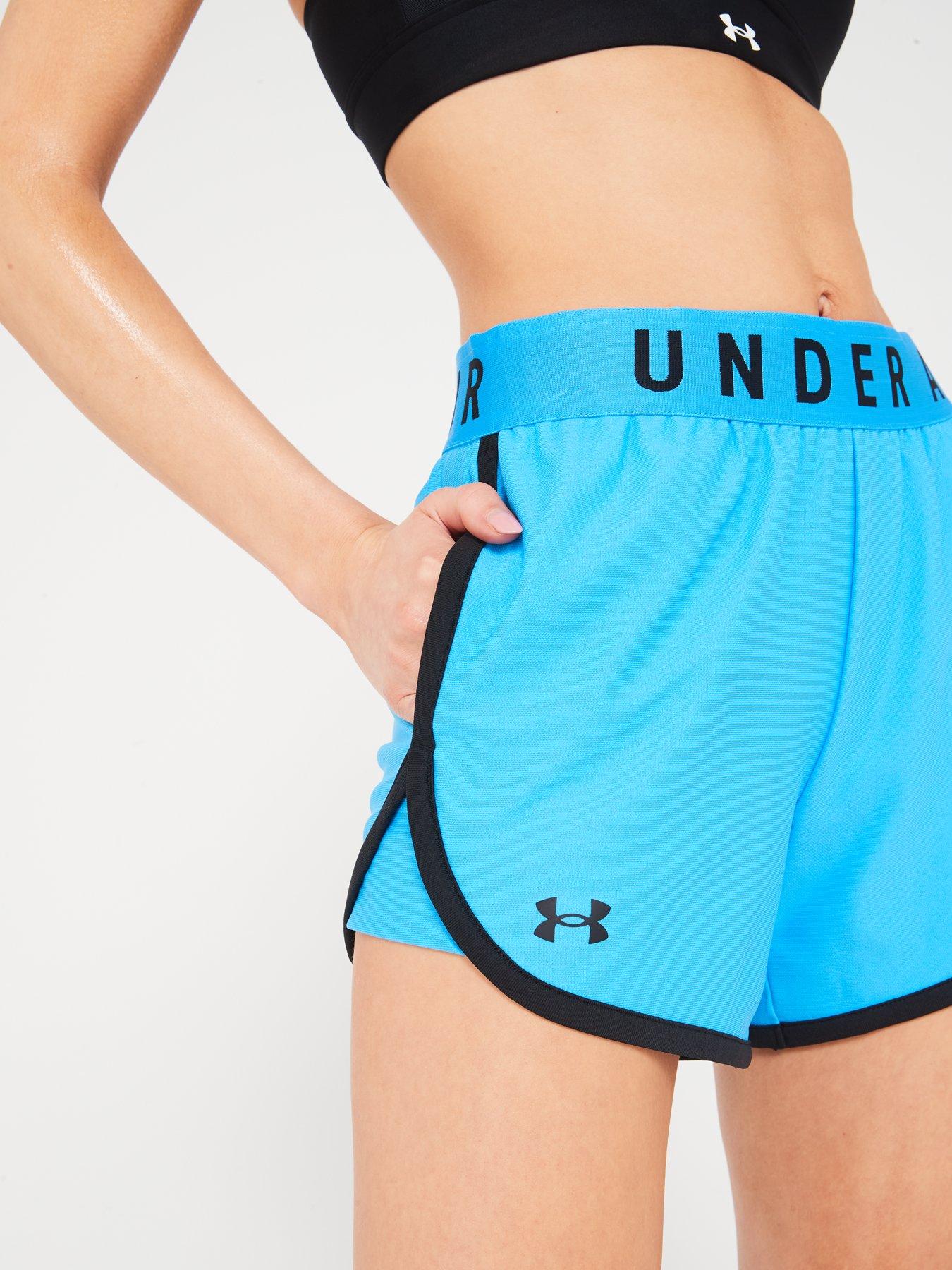 under-armour-womens-training-play-up-5in-shorts-blueblackoutfit