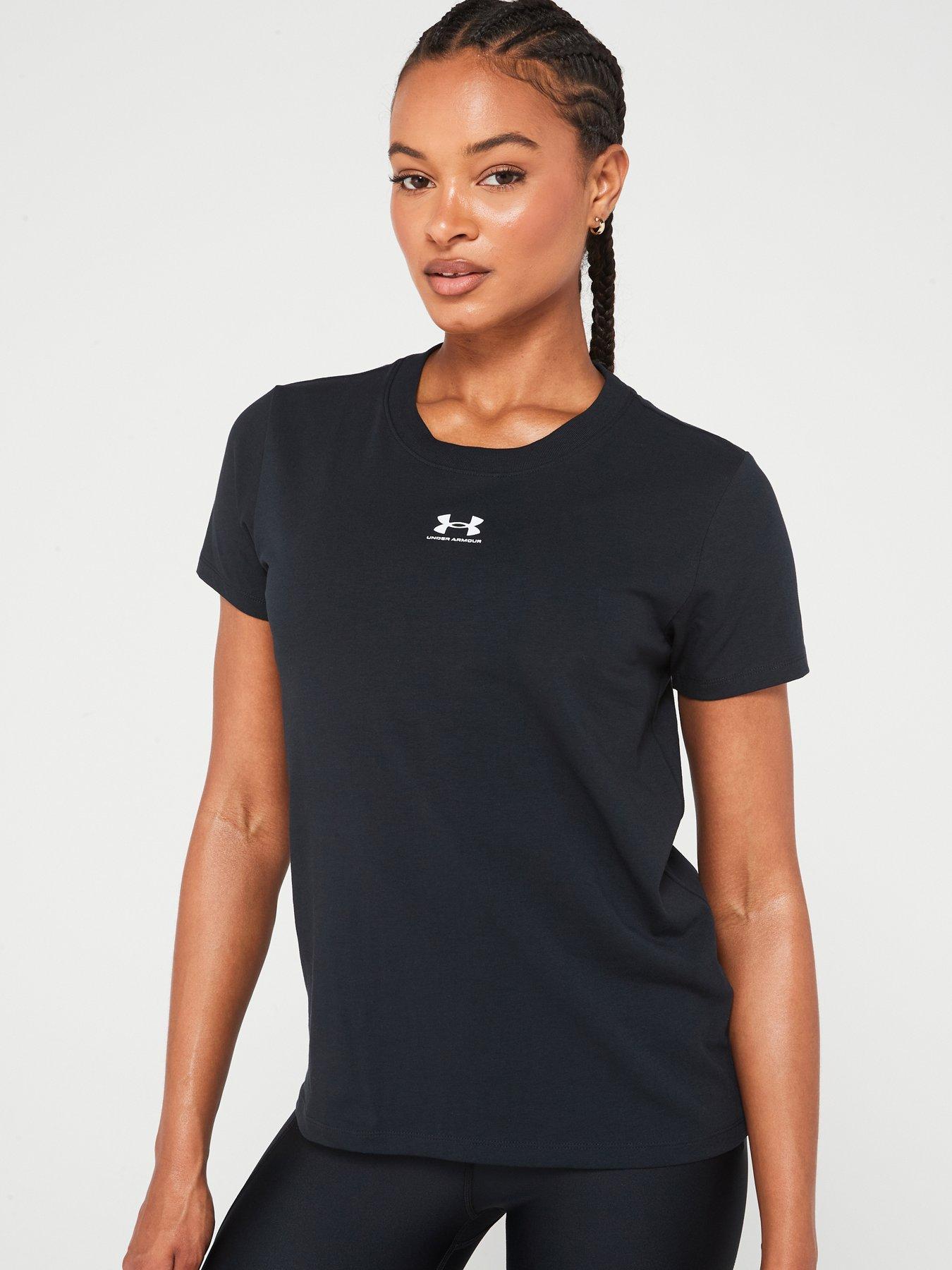 Under Armour Women's Off Campus Core Top - Black/White in Black / / White