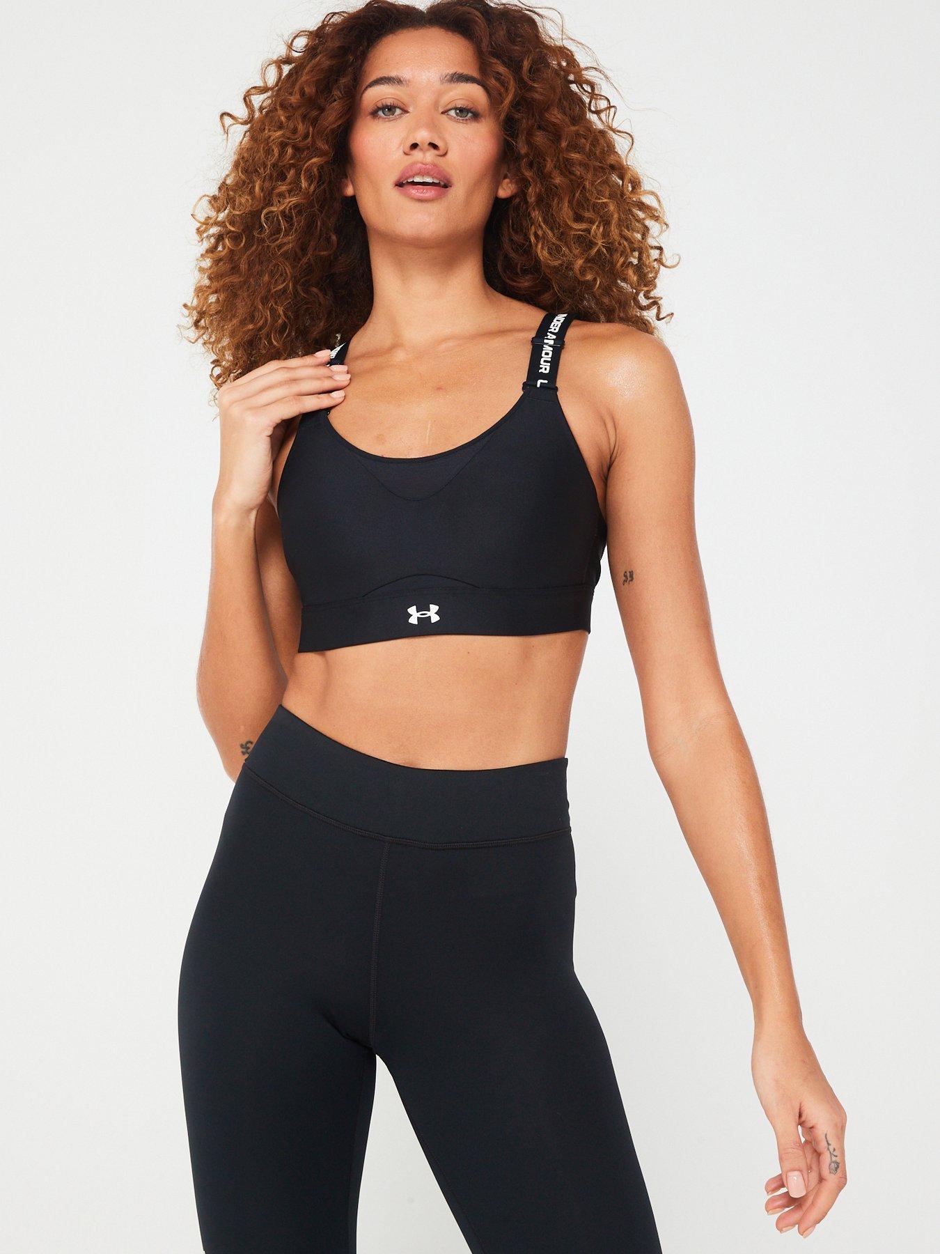 UNDER ARMOUR Womens Training Infinity High Bra - Black