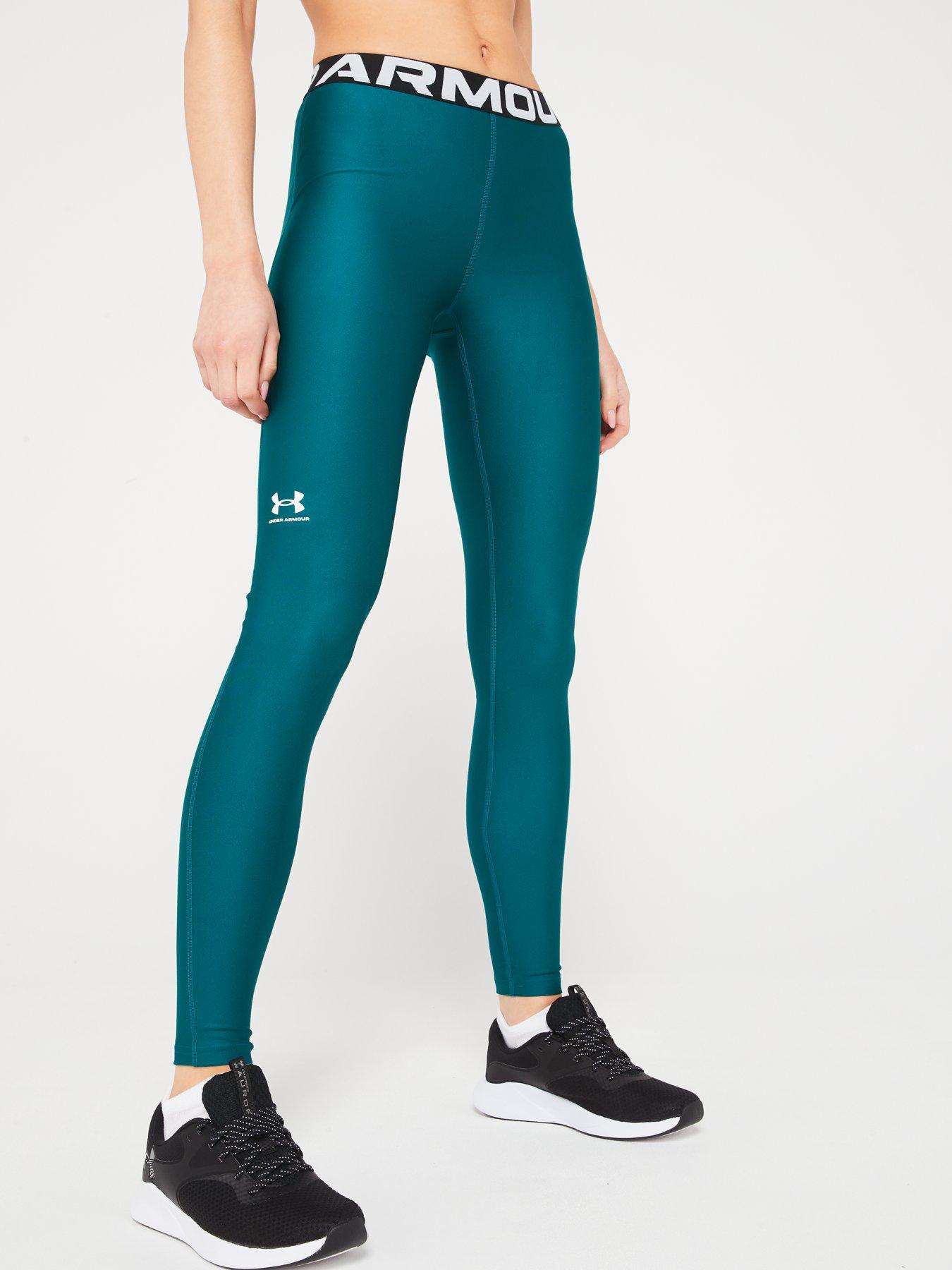undefined Womens Training Heat Gear Authentics Legging - Blue/White
