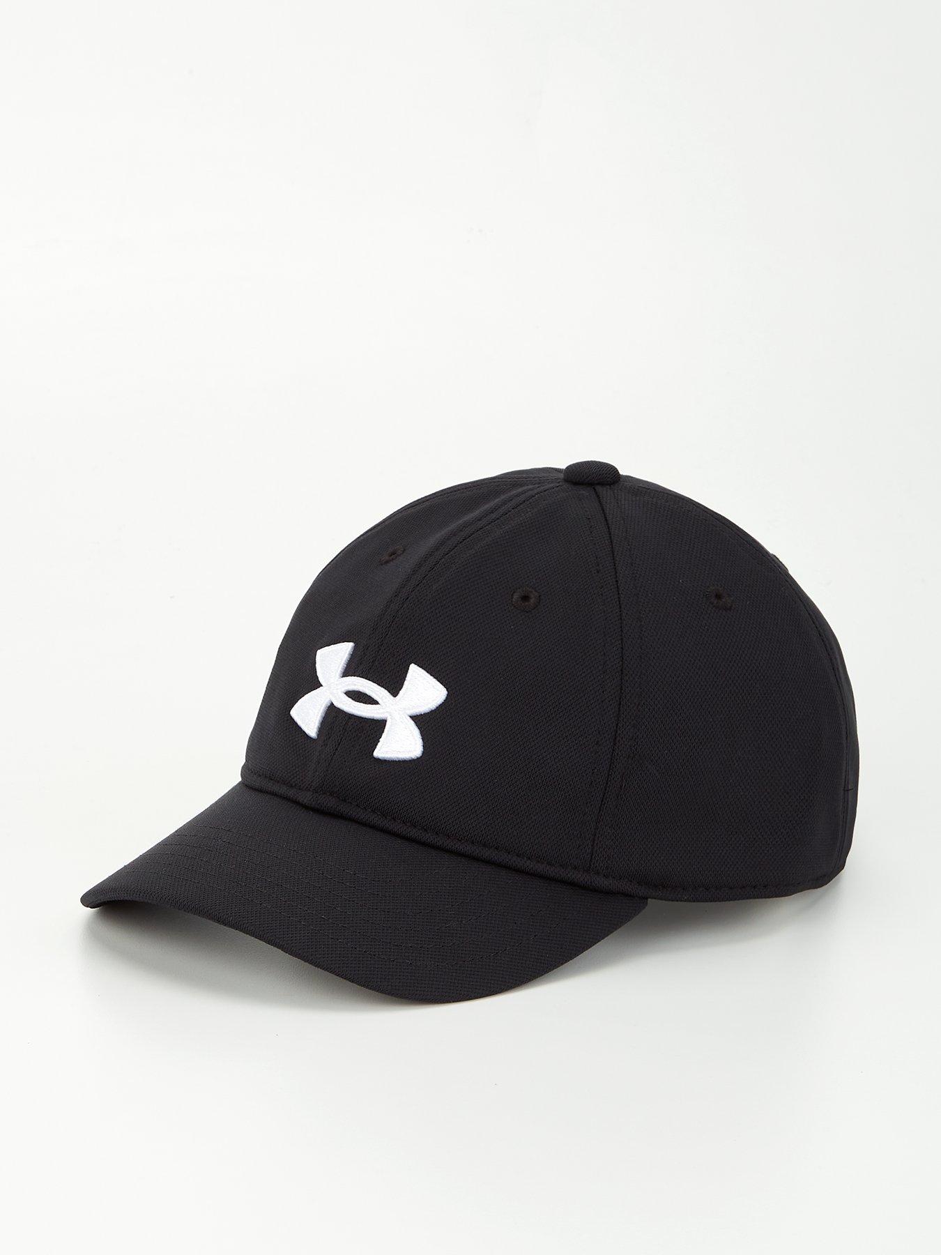 UNDER ARMOUR Boys Blitzing Adjustable Cap - Black/White