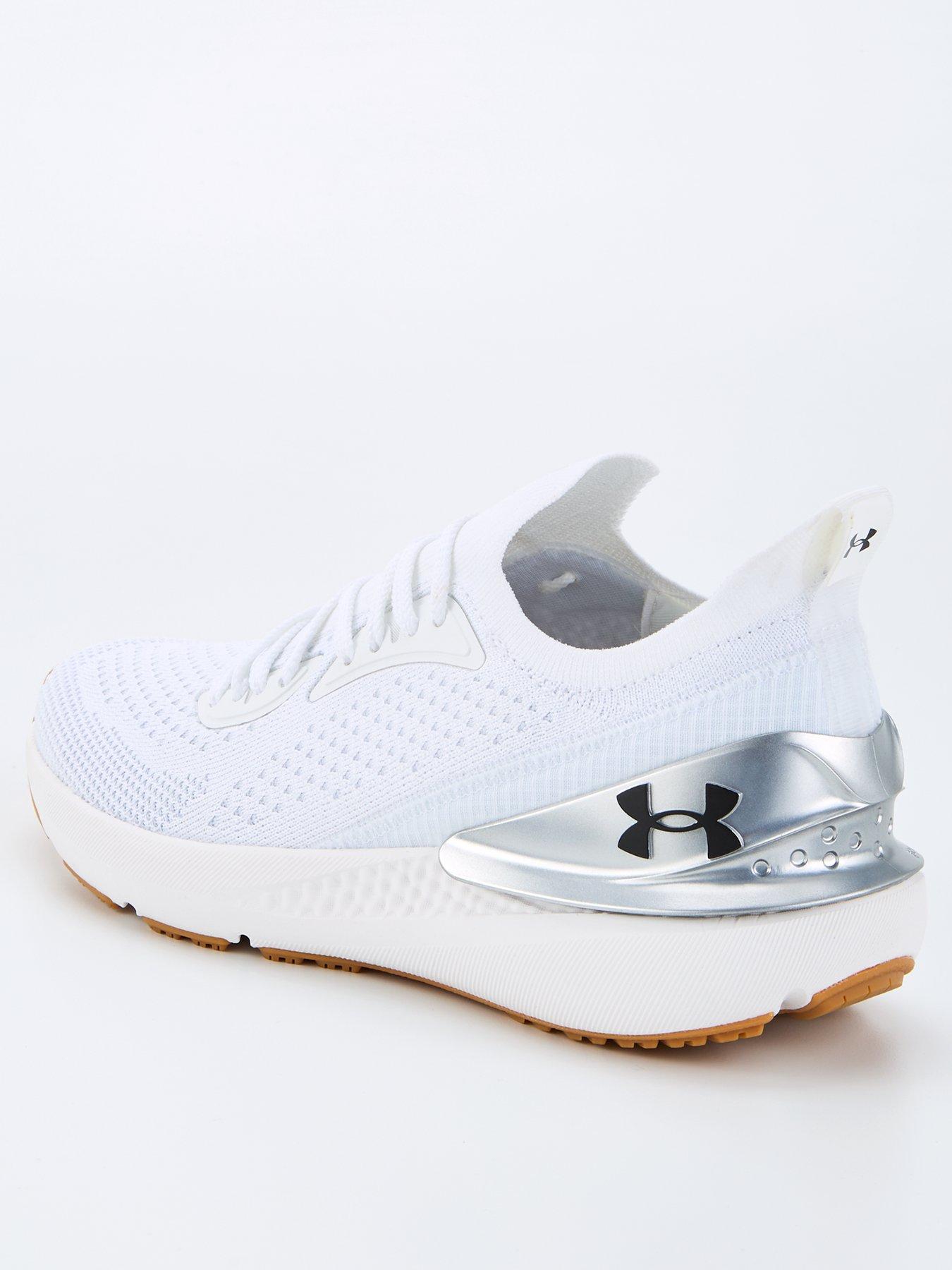 Mens white running trainers clearance