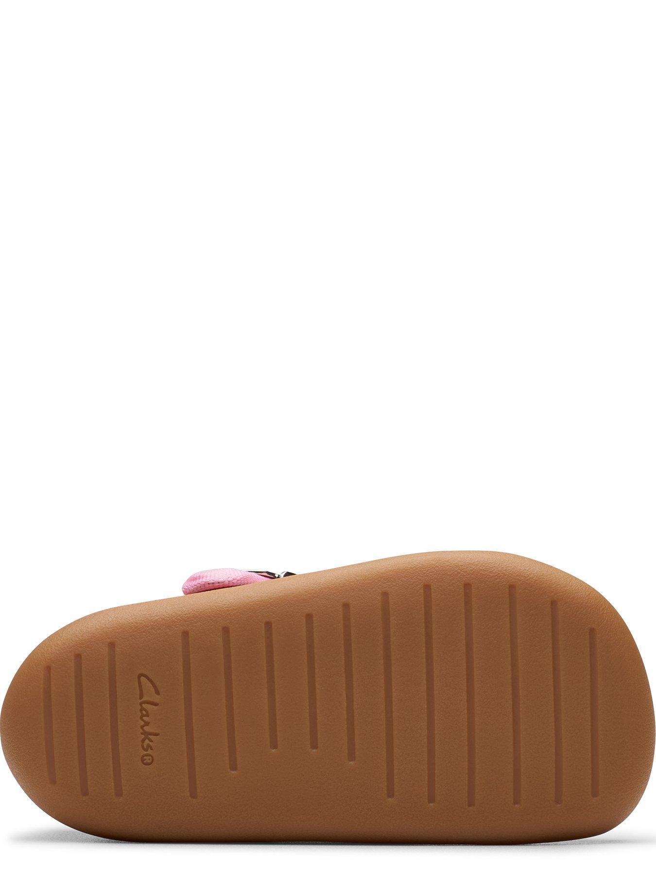 Clarks First Roamer Bloom Canvas T bar Baby Shoe