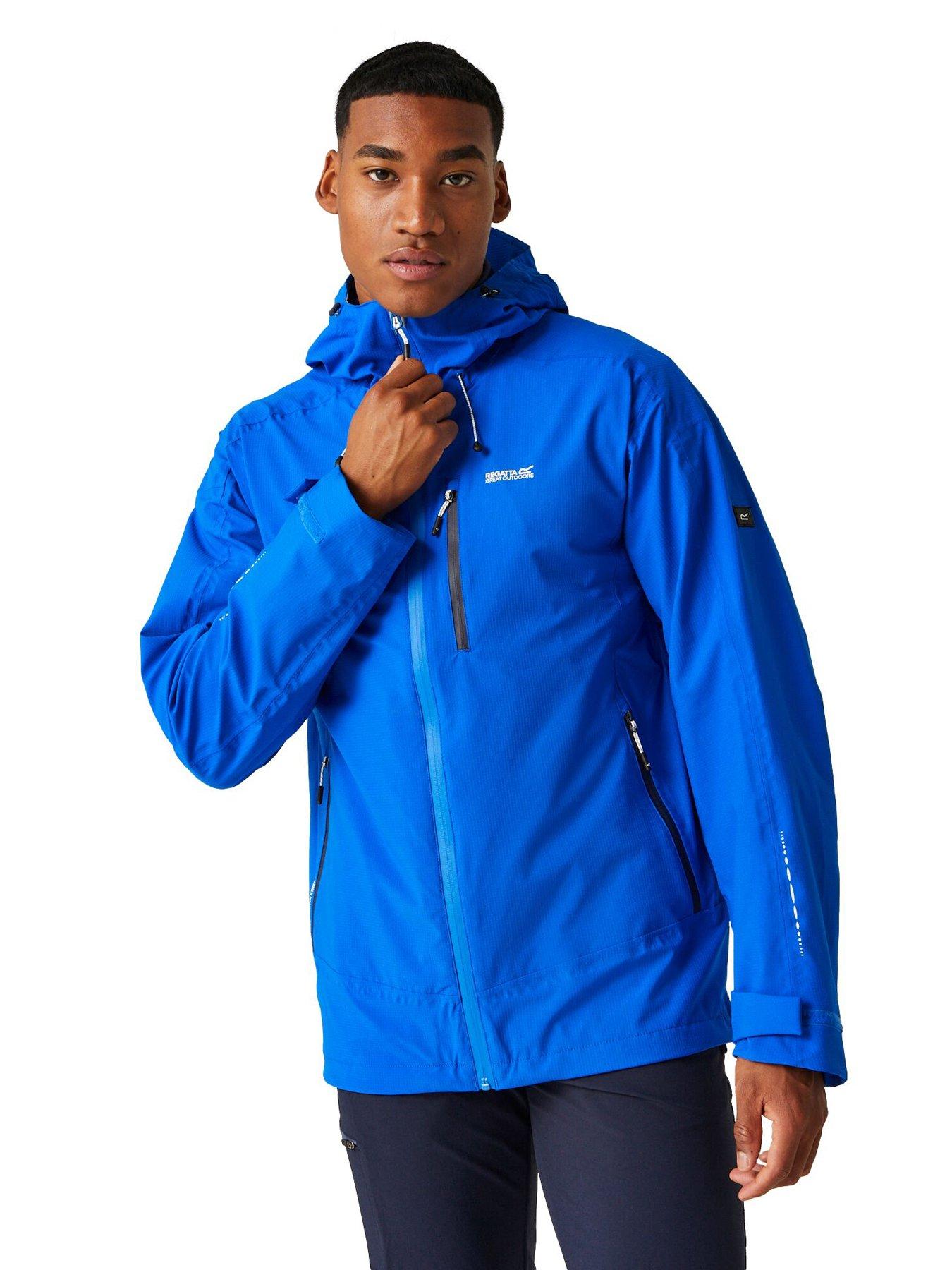 Image 1 of 6 of Regatta Mens Okara Waterproof Shell - Blue