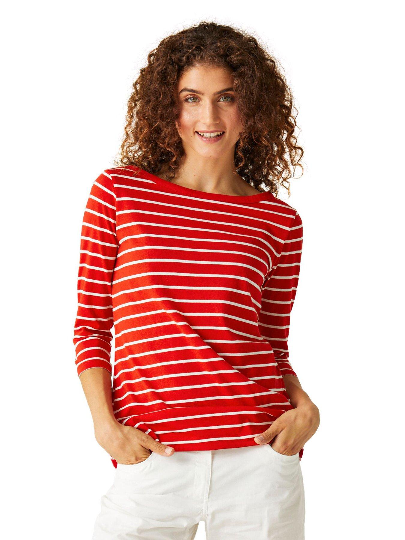 regatta-womens-bayletta-tee-red-white