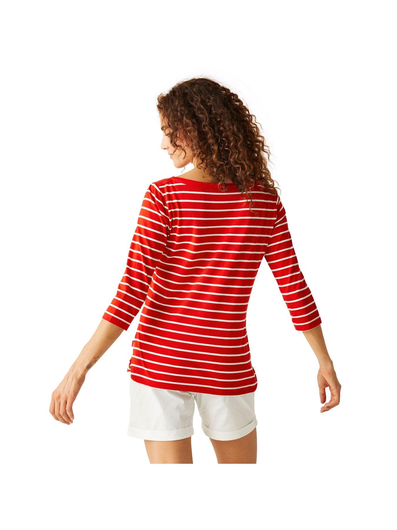 regatta-womens-bayletta-tee-red-whitestillFront