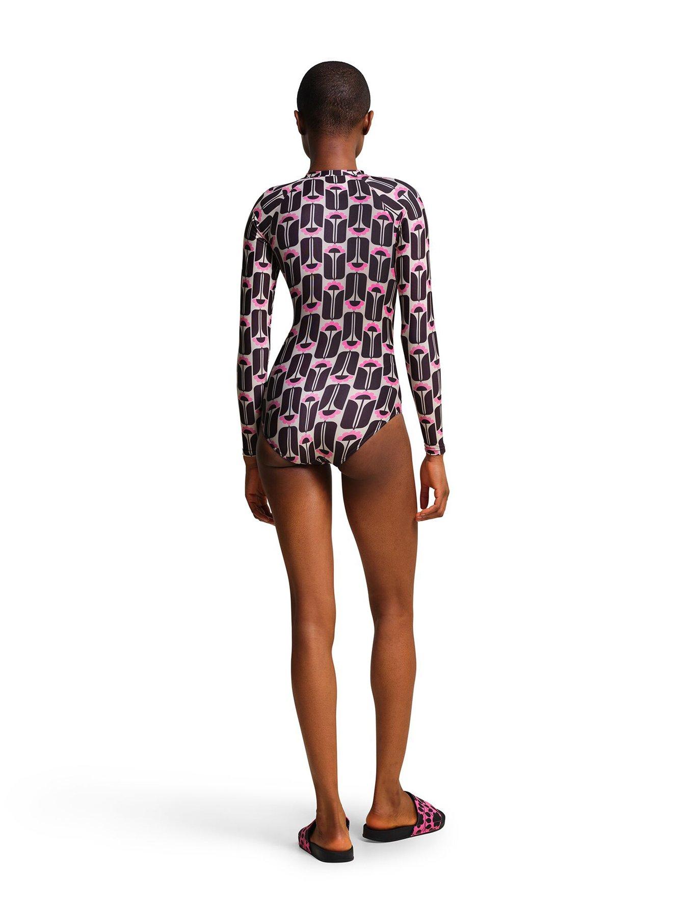 regatta-womens-orla-long-sleeve-swimsuit-black-printstillFront