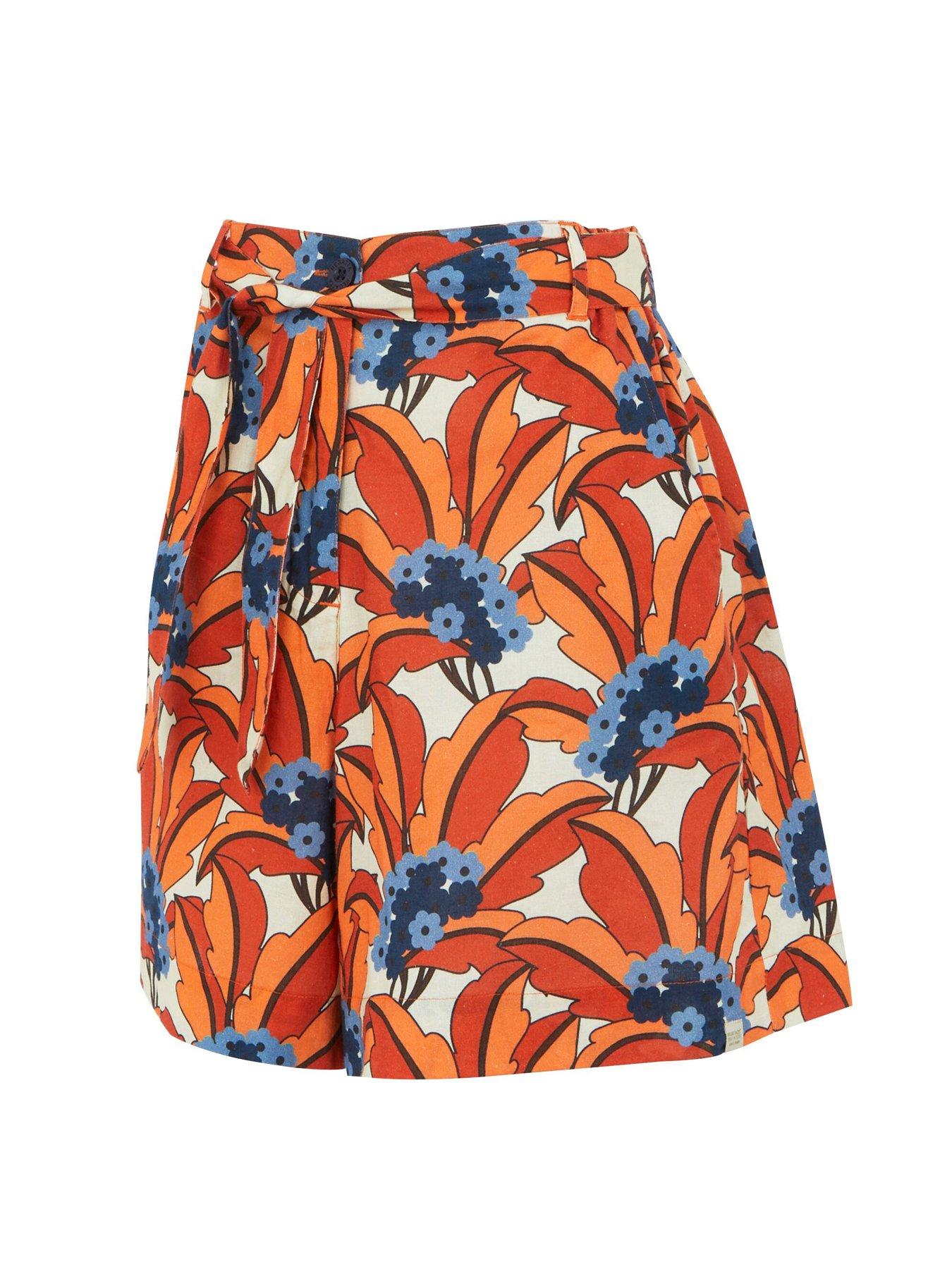 regatta-womens-orla-summer-shorts-2-orange-printdetail