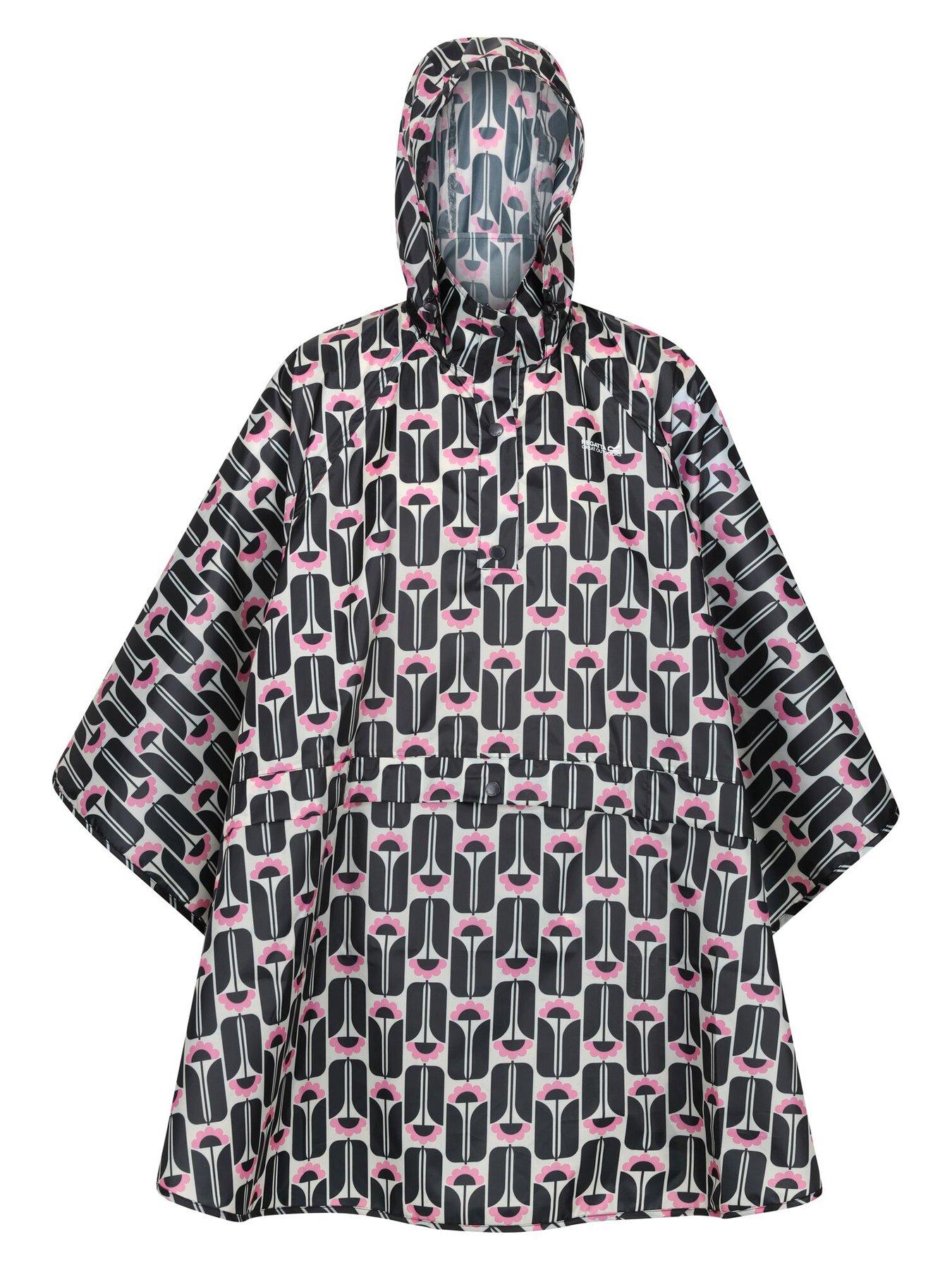 regatta-orla-waterproof-festival-poncho-blackdetail