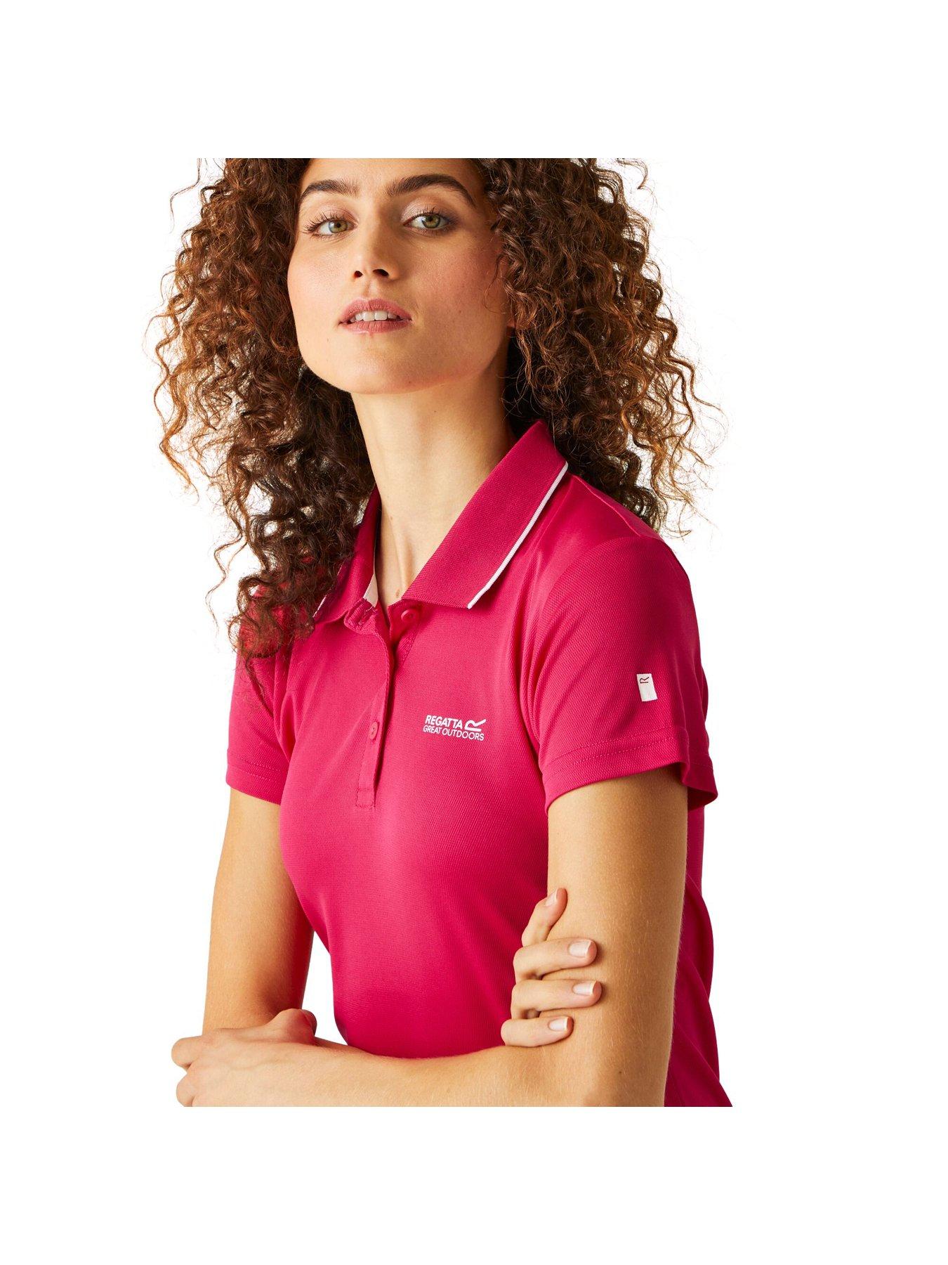 regatta-womens-maverik-v-polo-pinkback