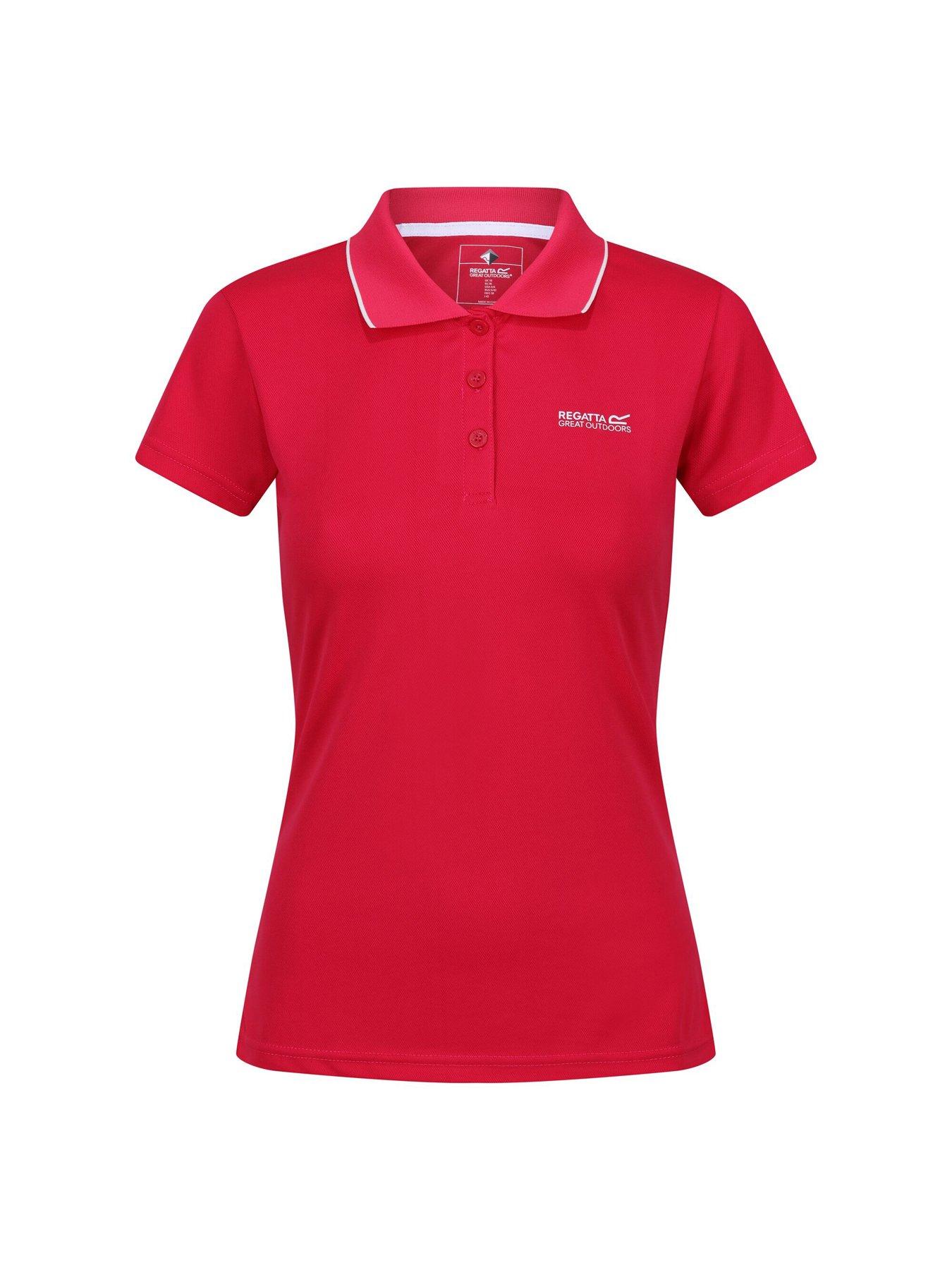 regatta-womens-maverik-v-polo-pinkdetail