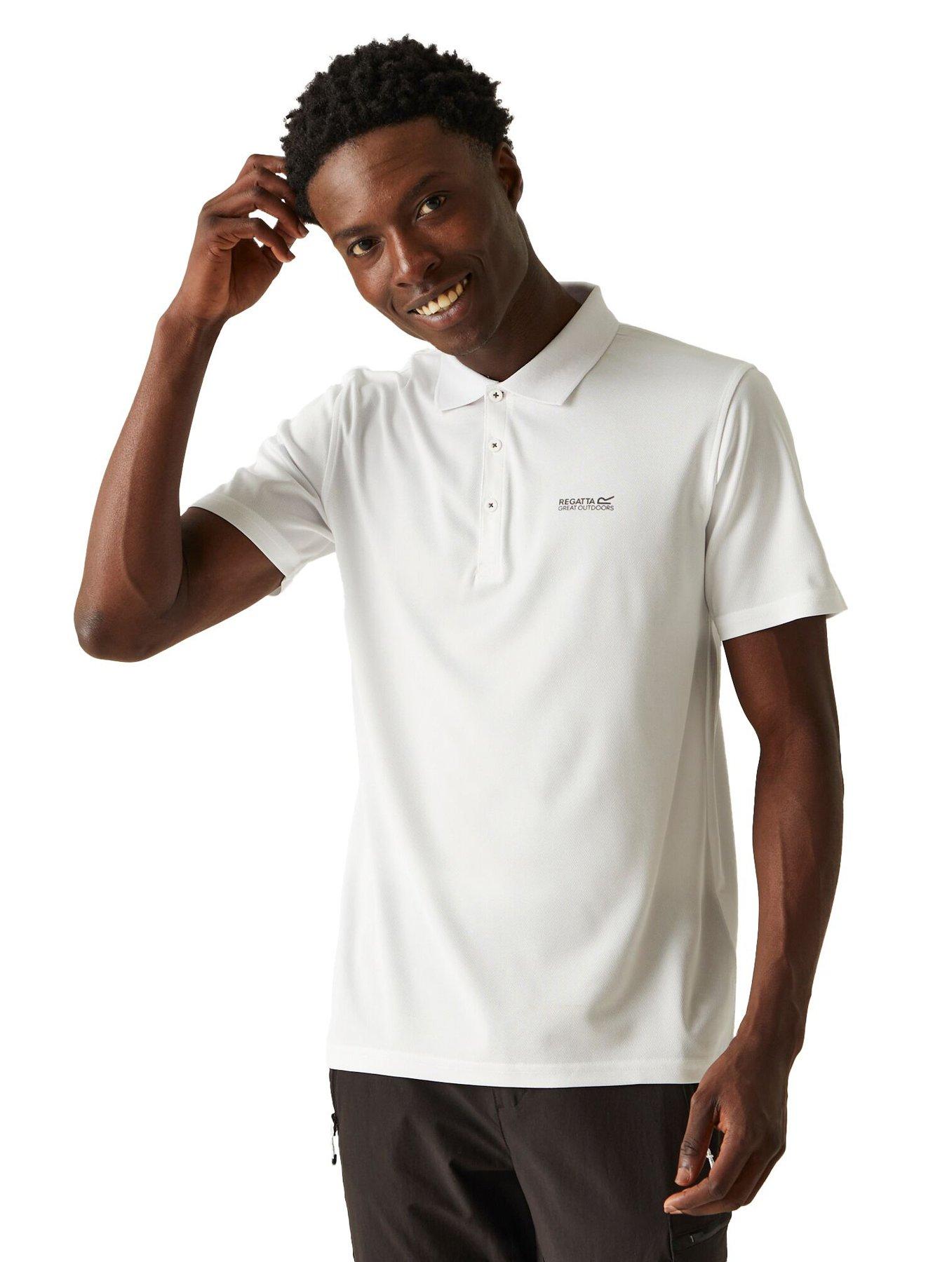 regatta-mens-maverik-v-polo-white