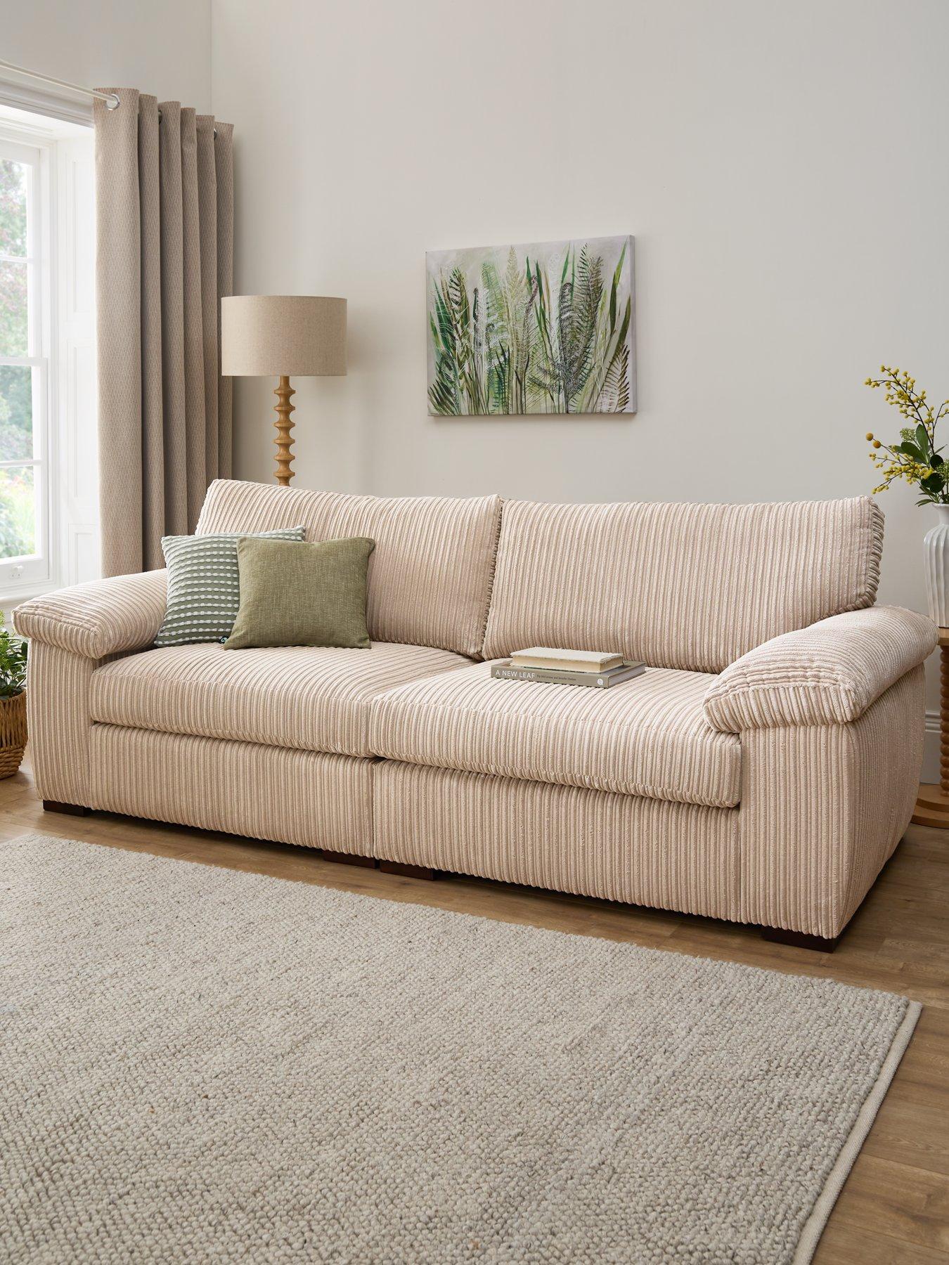 very-home-amalfi-standard-4-seater-fabricnbspsofa-creamnbsp--fscreg-certifiednbspfront