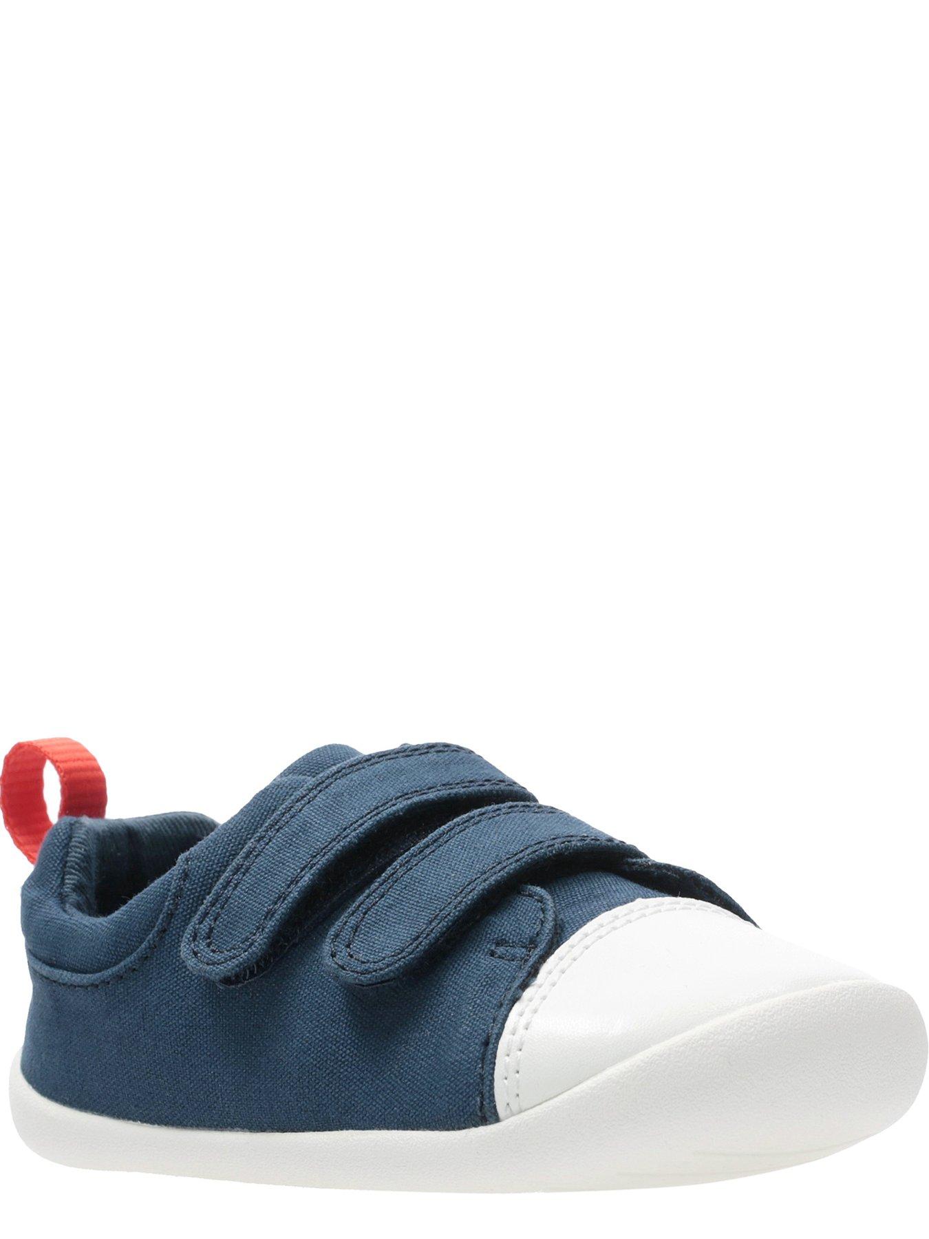 Image 2 of 6 of Clarks Clarks First Roamer Craft Canvas Baby Shoe