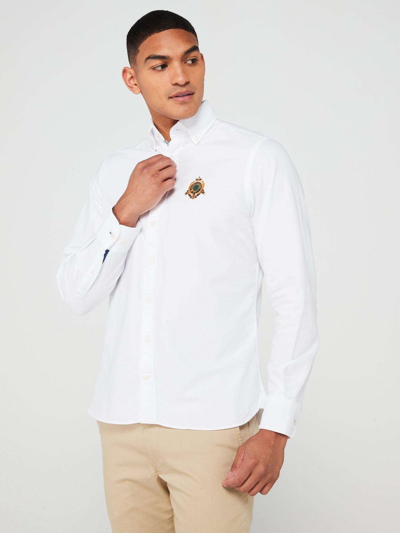 hackett-heritage-long-sleeve-oxford-shirt-whitefront