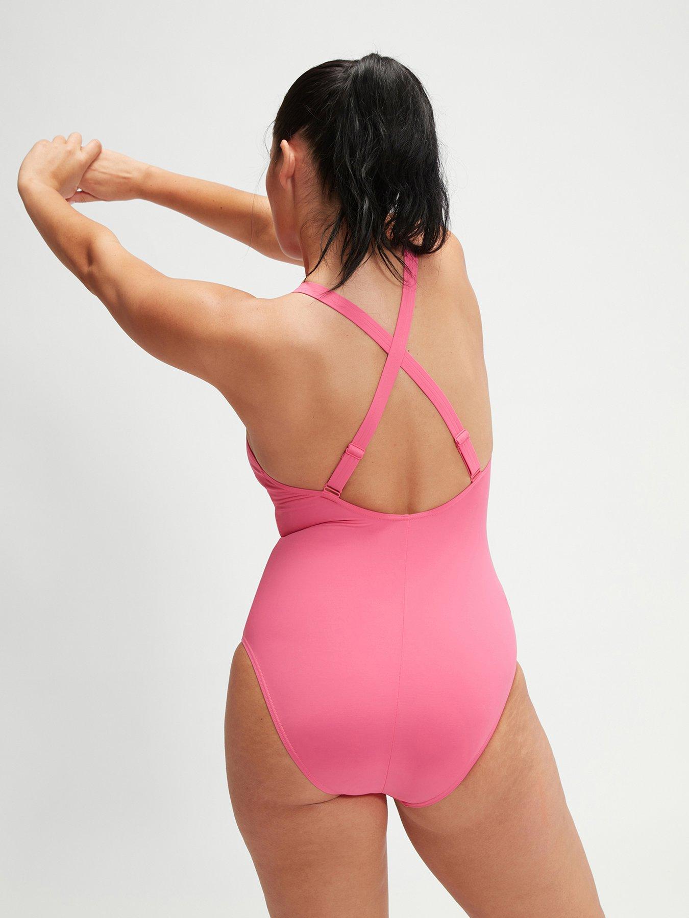 speedo-womens-shaping-cross-back-swimsuit-pinkstillFront