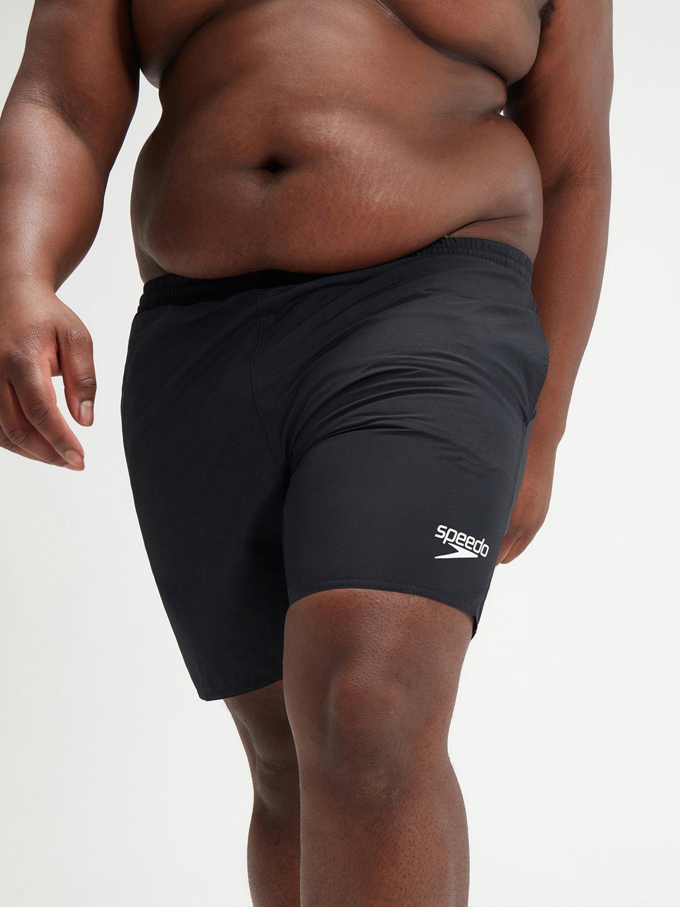 speedo-mens-plus-size-essential-16-watershort-blackoutfit