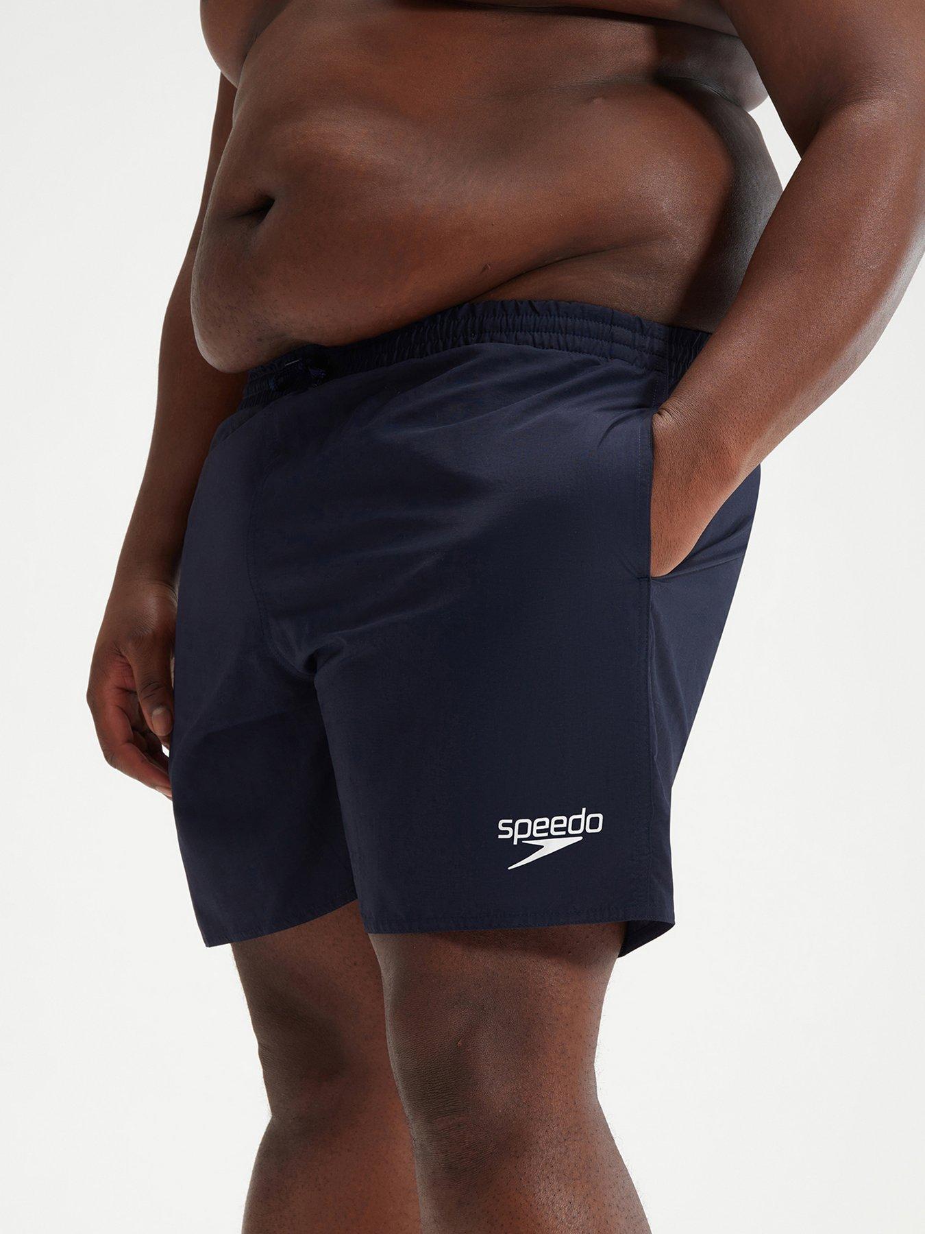 Image 1 of 6 of Speedo Mens Plus Size Essential 16" Watershort - Navy