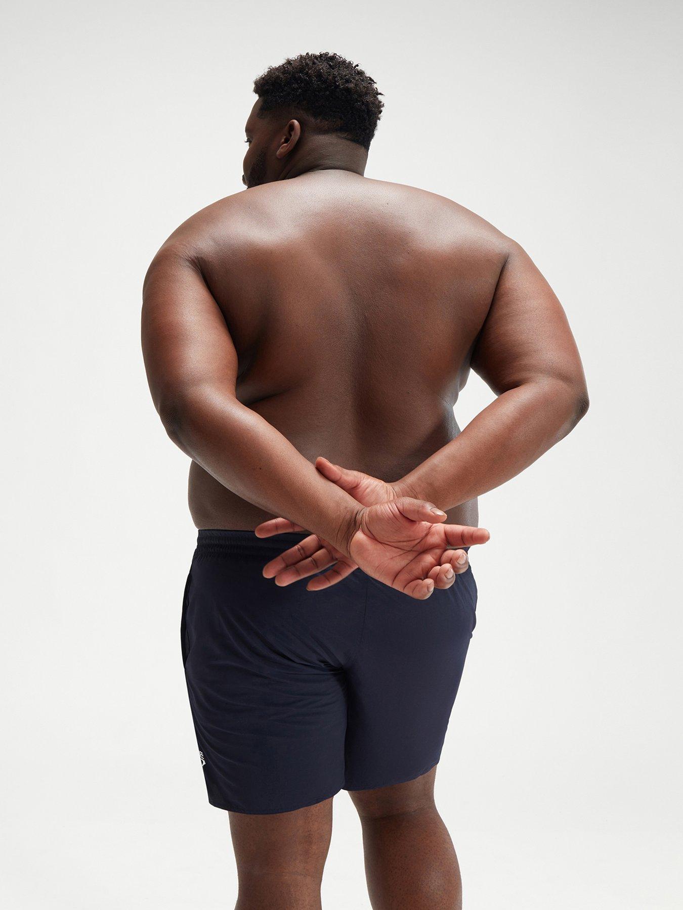 Image 2 of 6 of Speedo Mens Plus Size Essential 16" Watershort - Navy