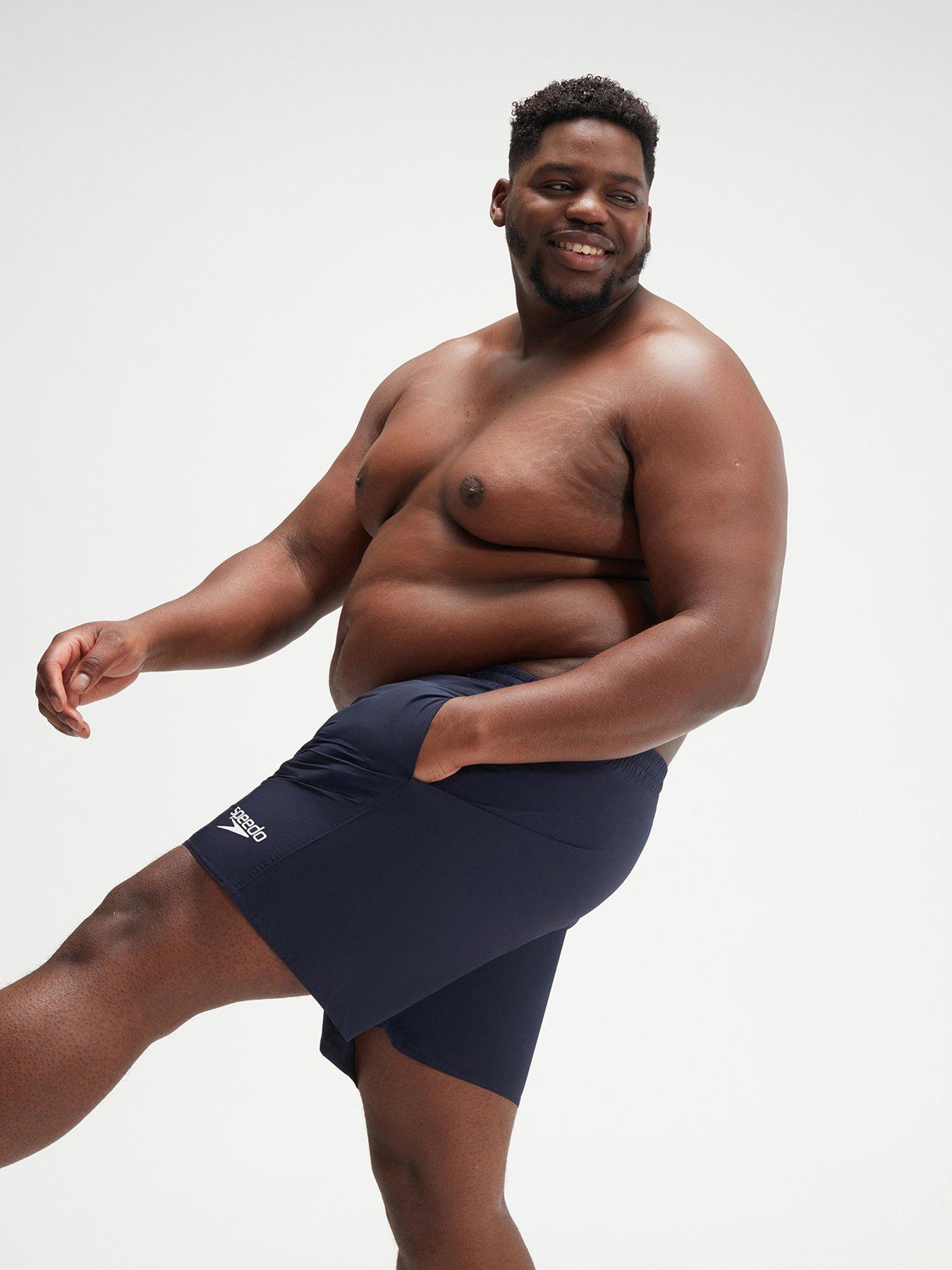Image 3 of 6 of Speedo Mens Plus Size Essential 16" Watershort - Navy