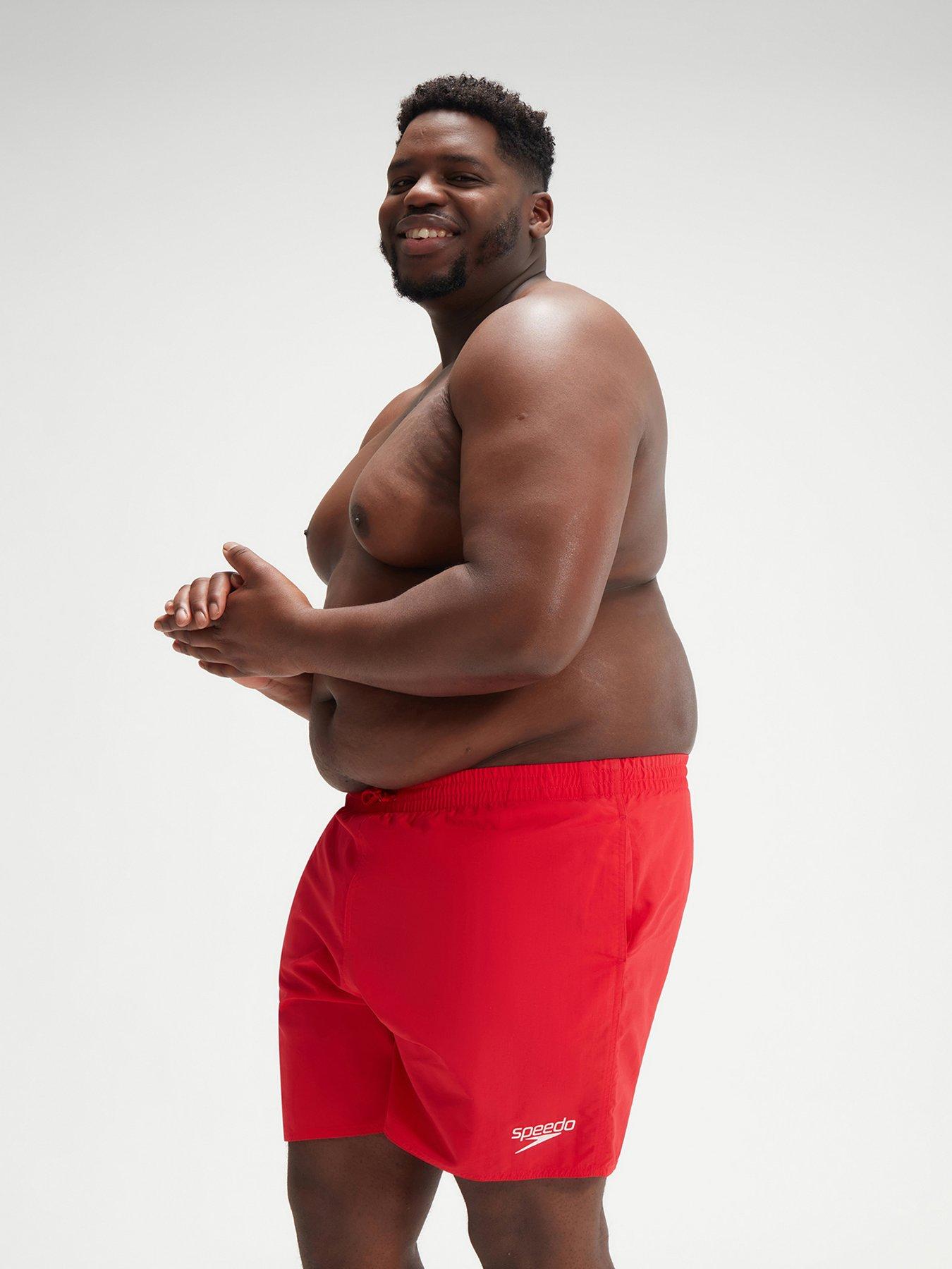 Speedo Mens Plus Size Essential 16 Watershort Red Very Ireland