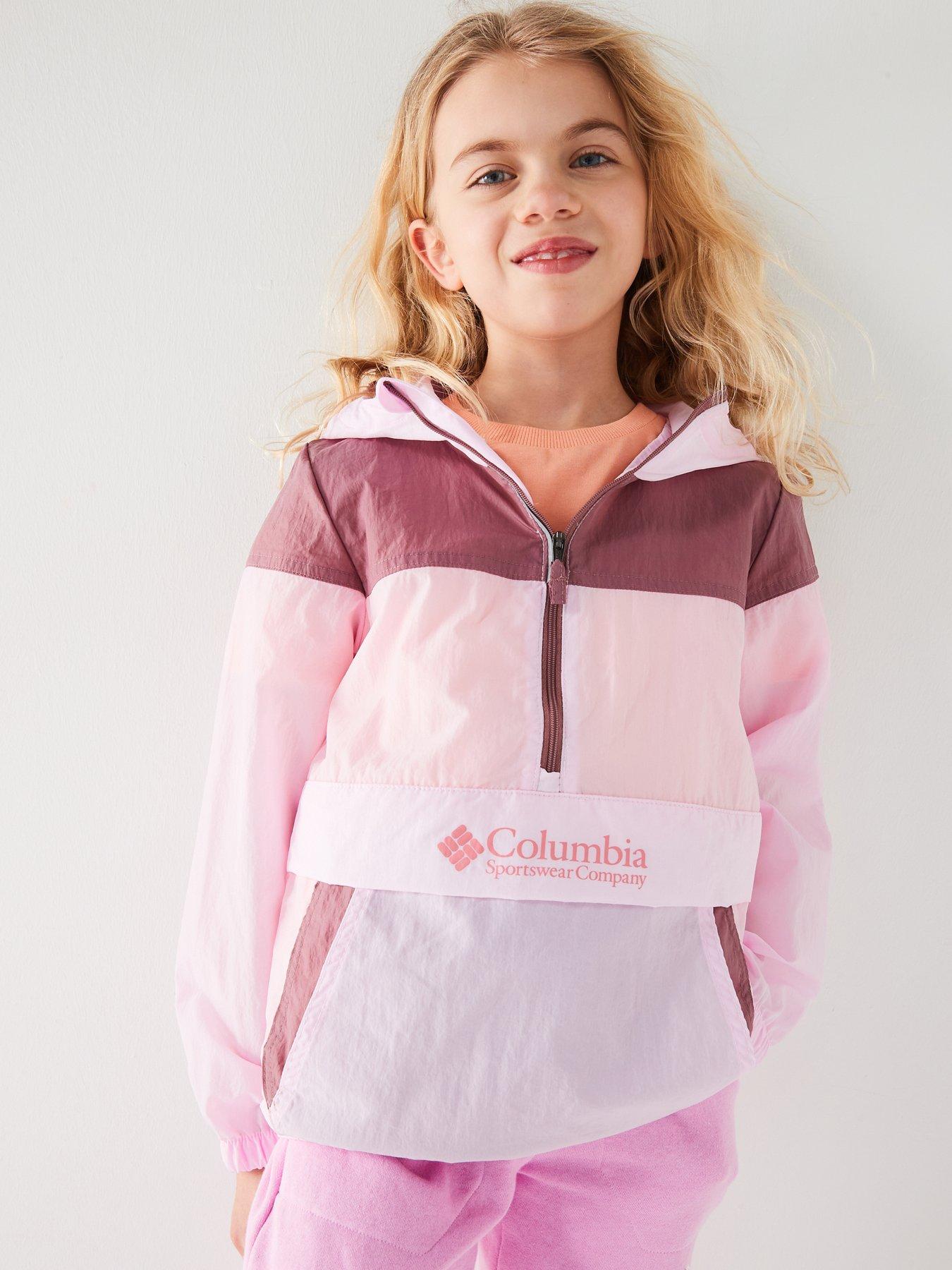 columbia-youth-unisex-challenger-windbreaker-pink-multifront