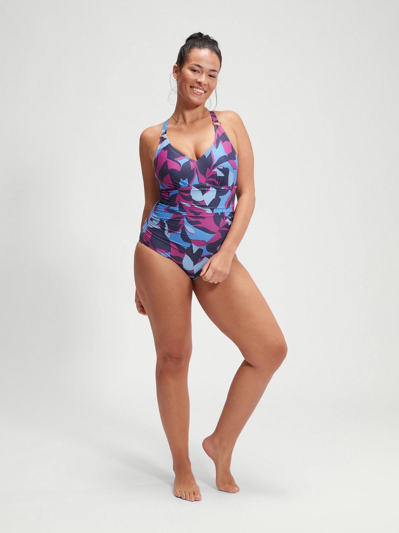 speedo-womens-shaping-printed-v-neck-swimsuit-blueback