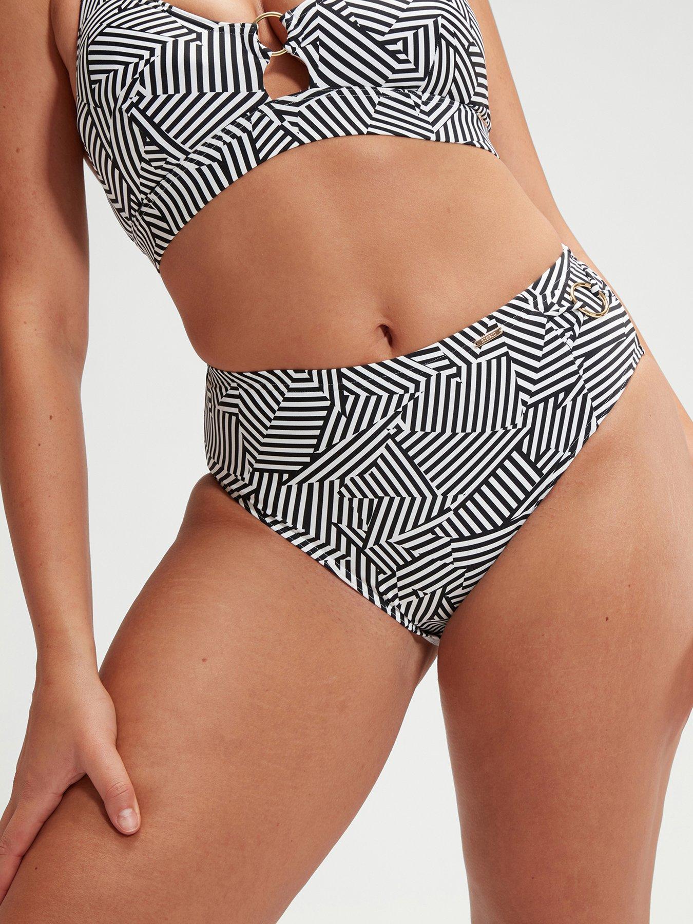 speedo-womens-shaping-printed-high-waisted-brief-blackwhite