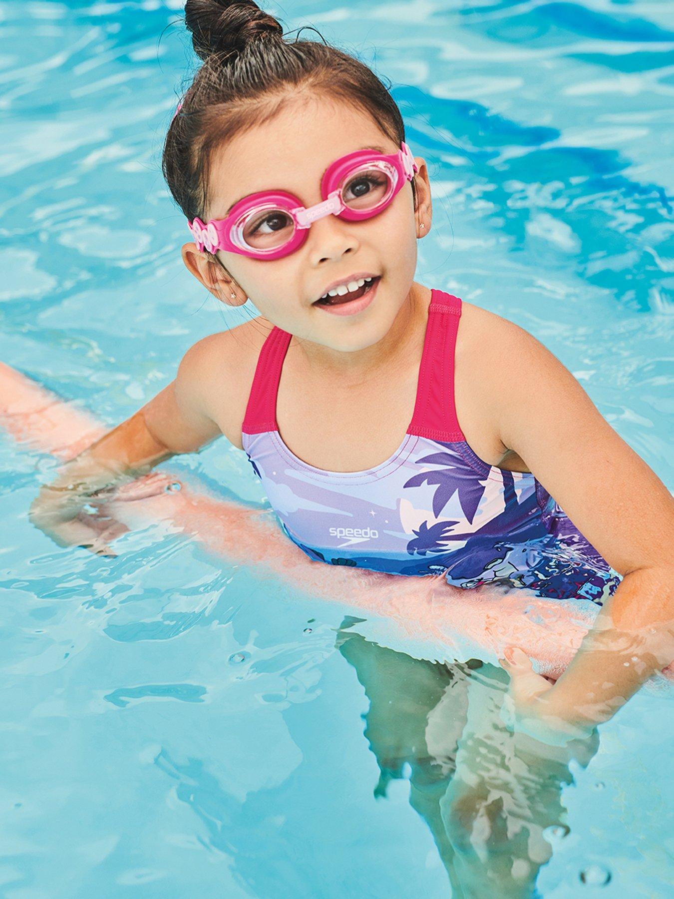 Image 2 of 5 of Speedo Infant Girls Spot Swimming Goggles - Pink