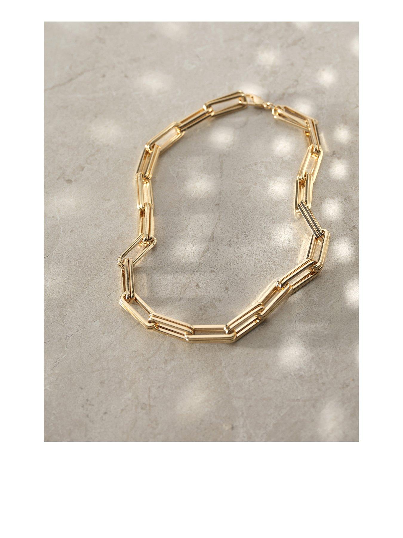 mint-velvet-gold-tone-square-link-necklace