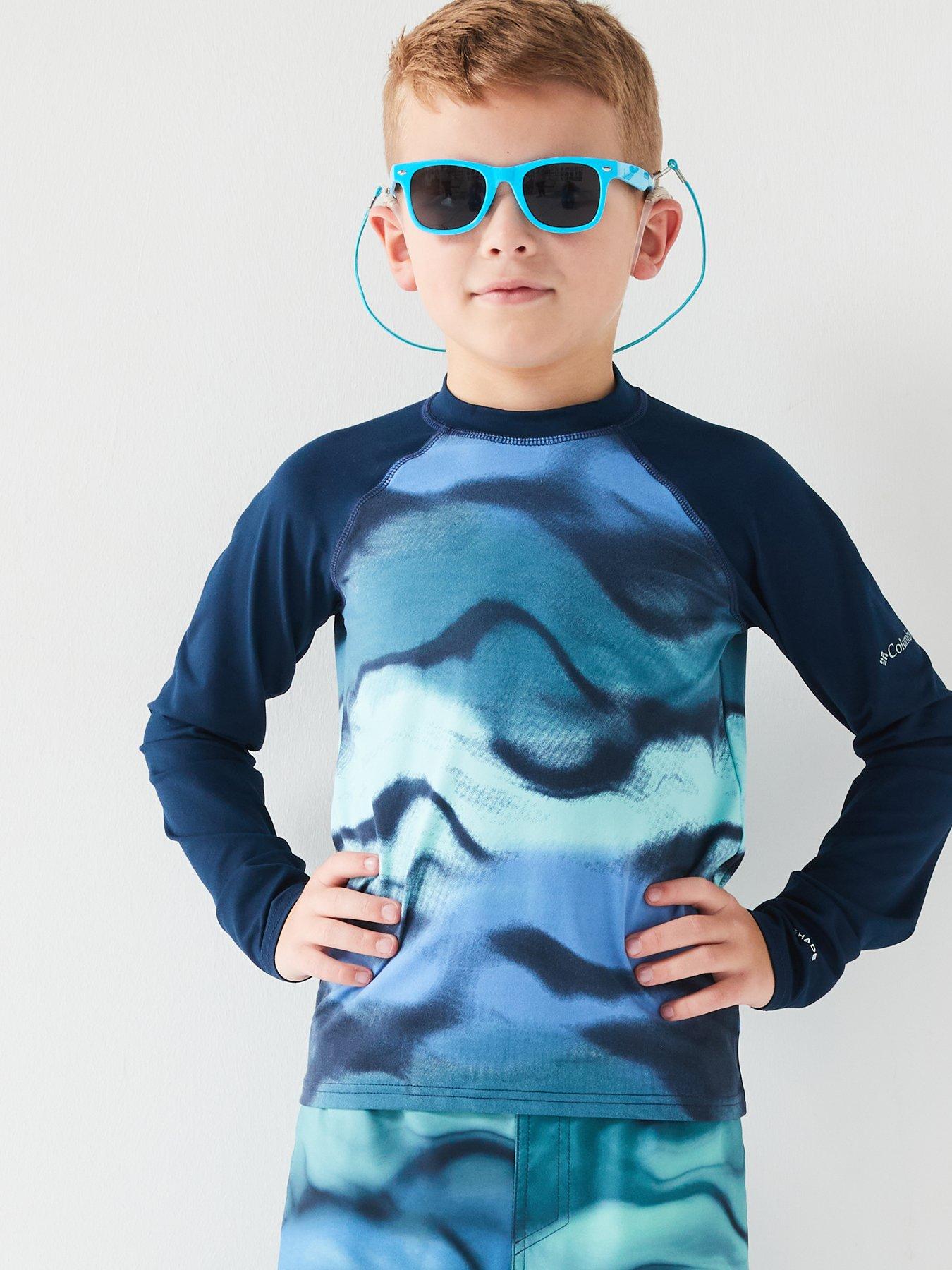 columbia-youth-unisex-sandy-shores-printed-long-sleeve-sunguard-blue-print